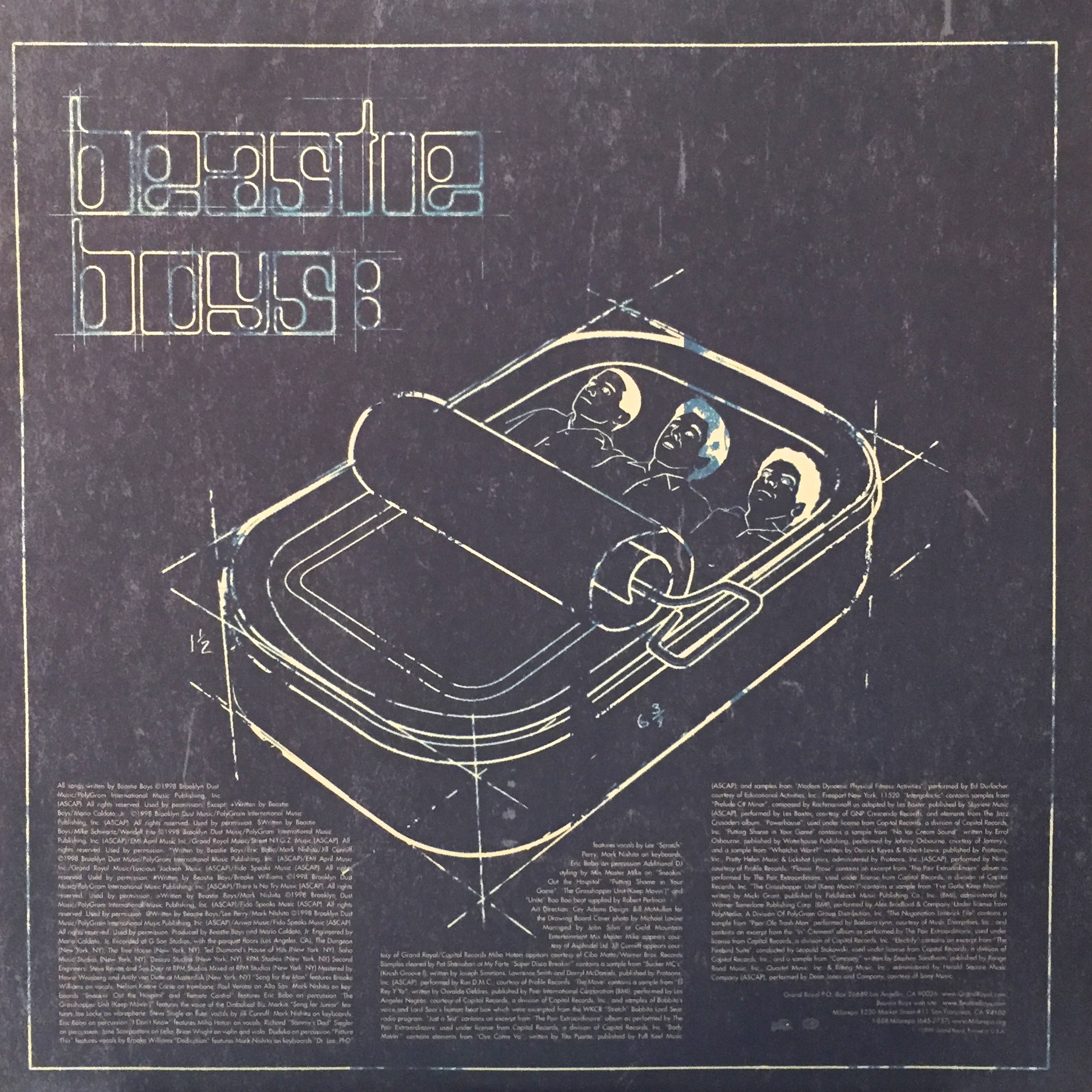 Beastie Boys – Hello Nasty album art and promotion - Fonts In Use