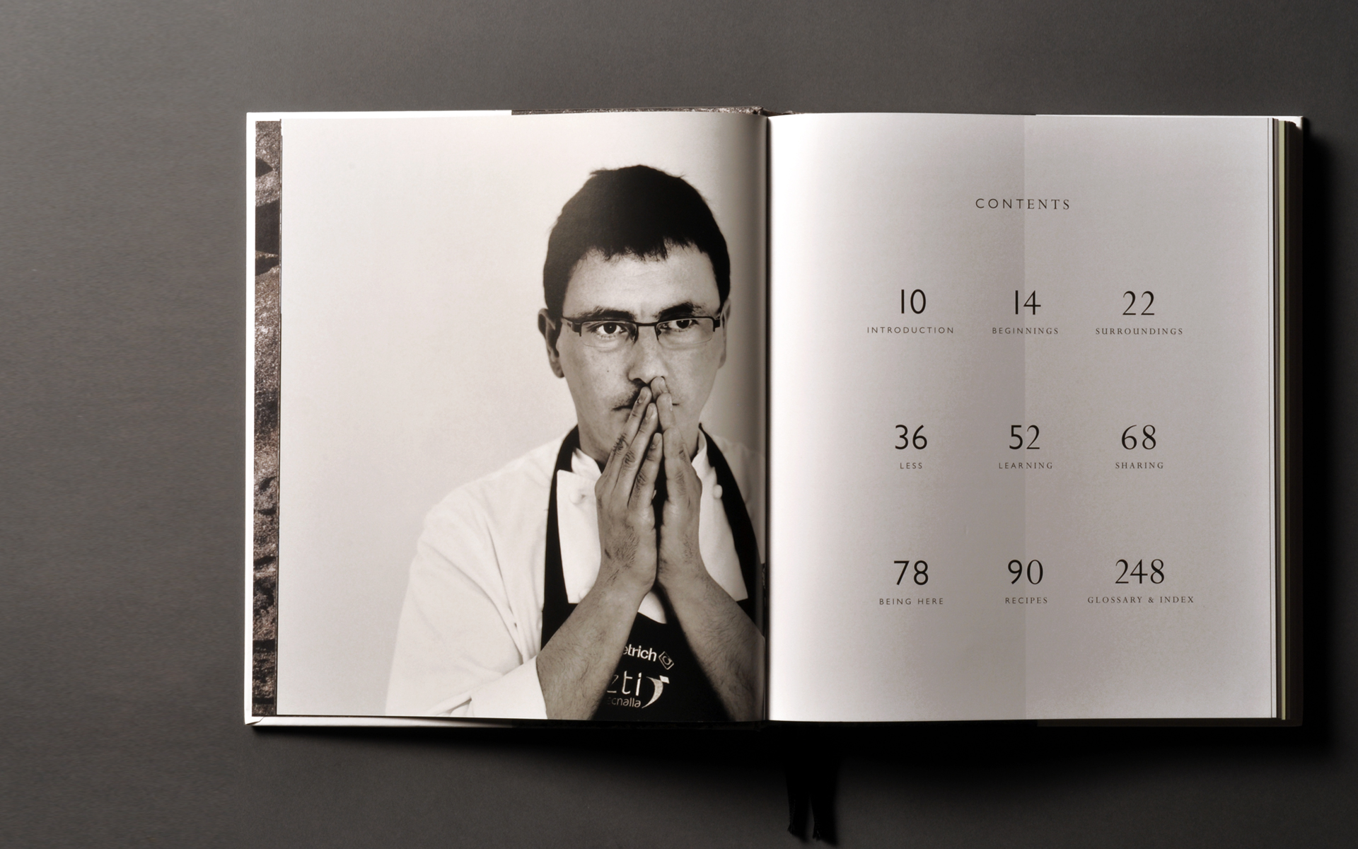 Mugaritz cookbook by Andoni Aduriz - Fonts In Use