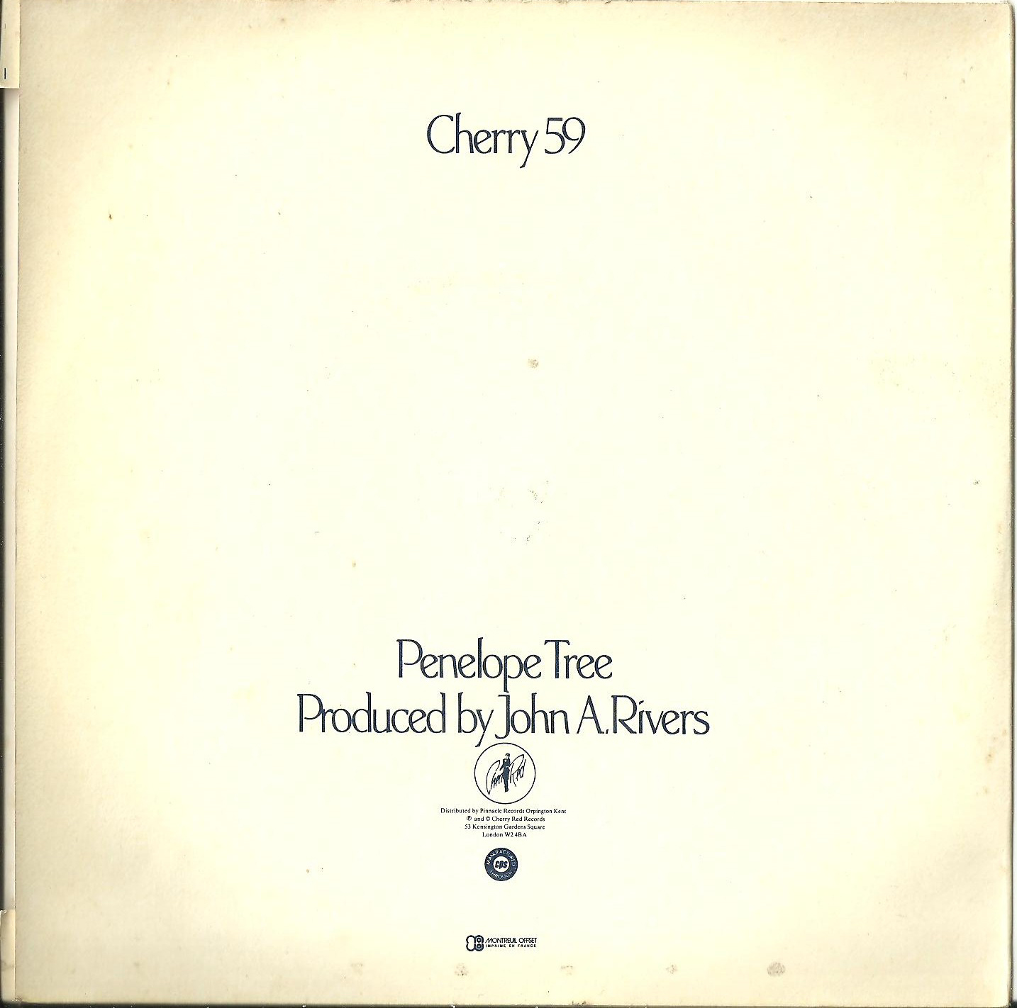 Felt ‎– “Penelope Tree” single record - Fonts In Use