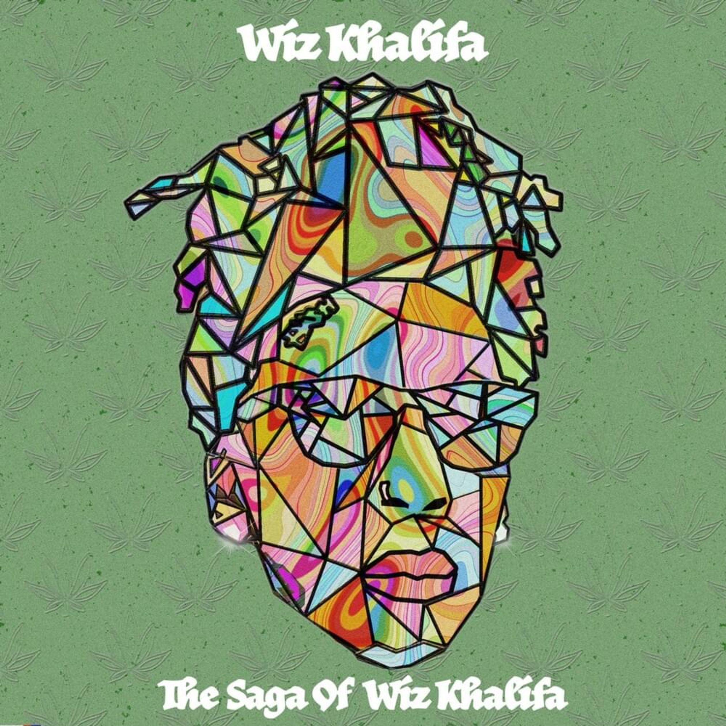 Wiz Khalifa – The Saga of Wiz Khalifa - Fonts In Use, image size:2520x2520