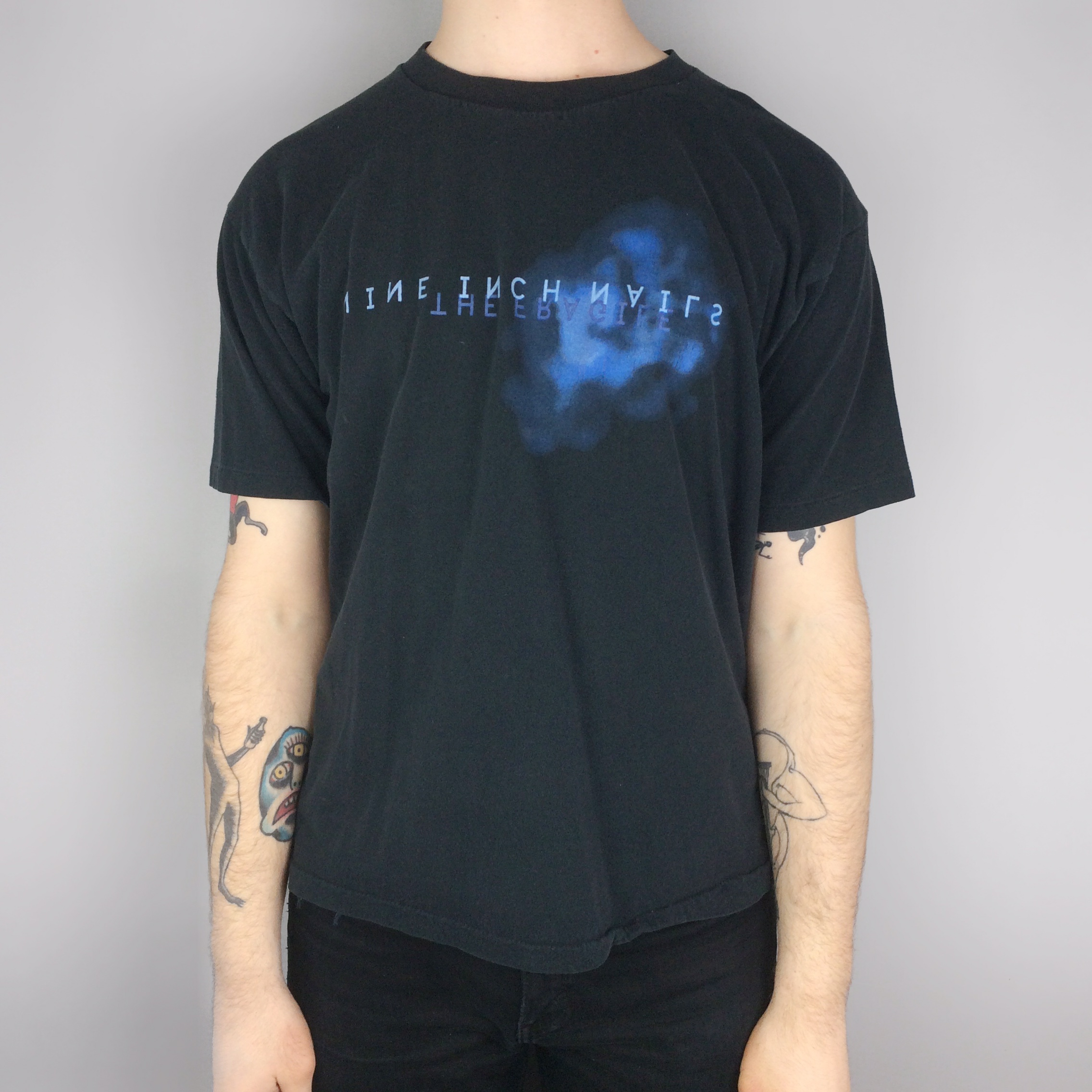 Nine Inch Nails “The Fragile” T-shirts - Fonts In Use