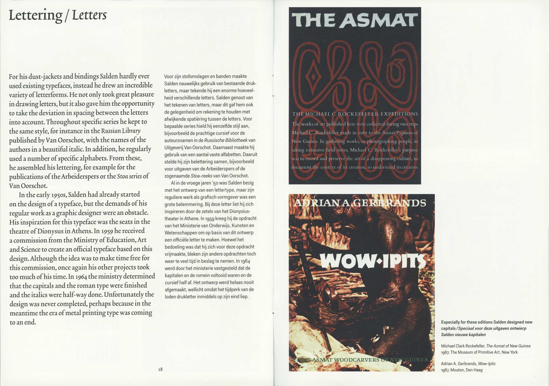 Helmut Salden, lettertekenaar en boekverzorger exhibition - Fonts