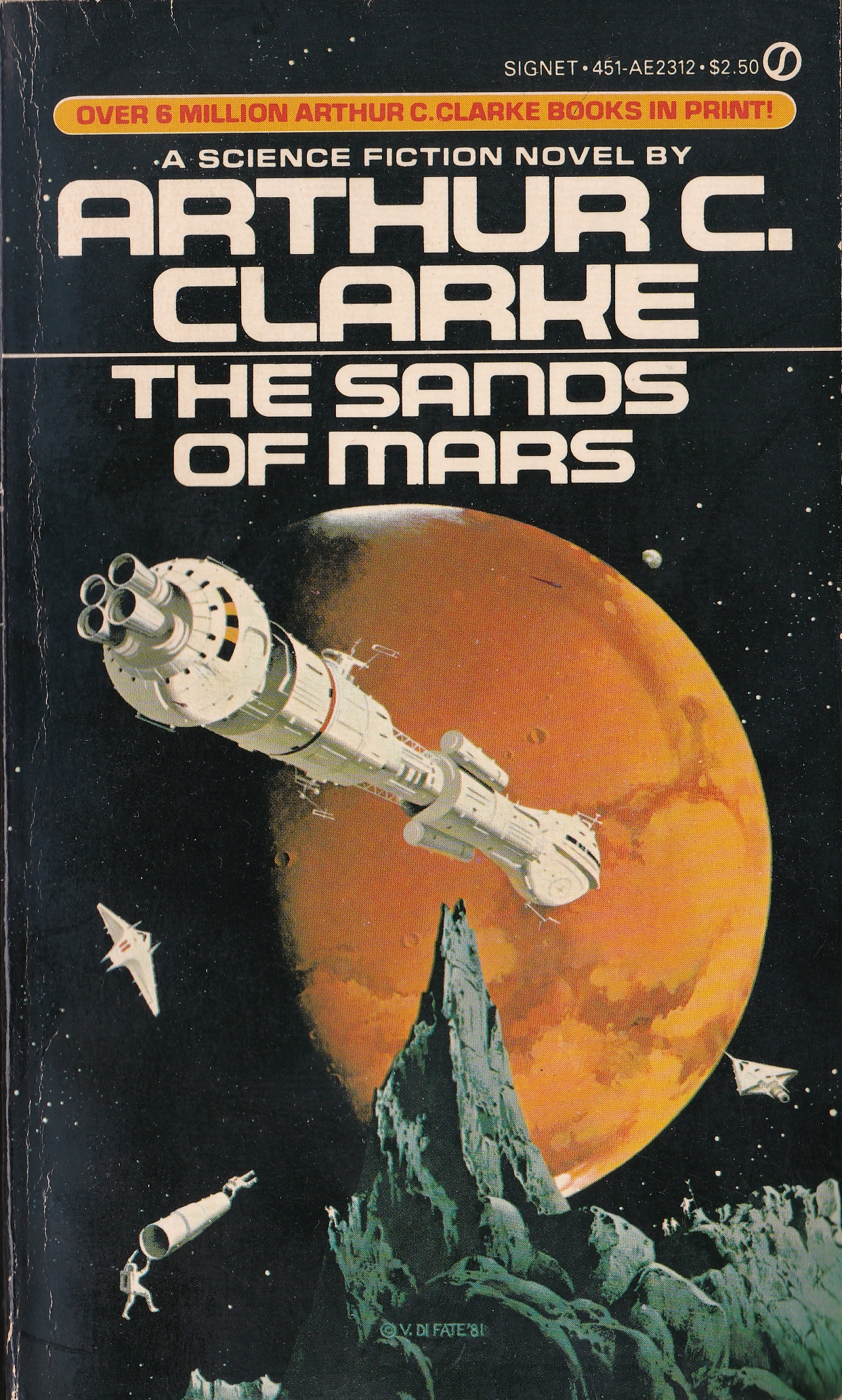 Arthur C. Clarke paperback series (Signet, 1981–1983) - Fonts In Use