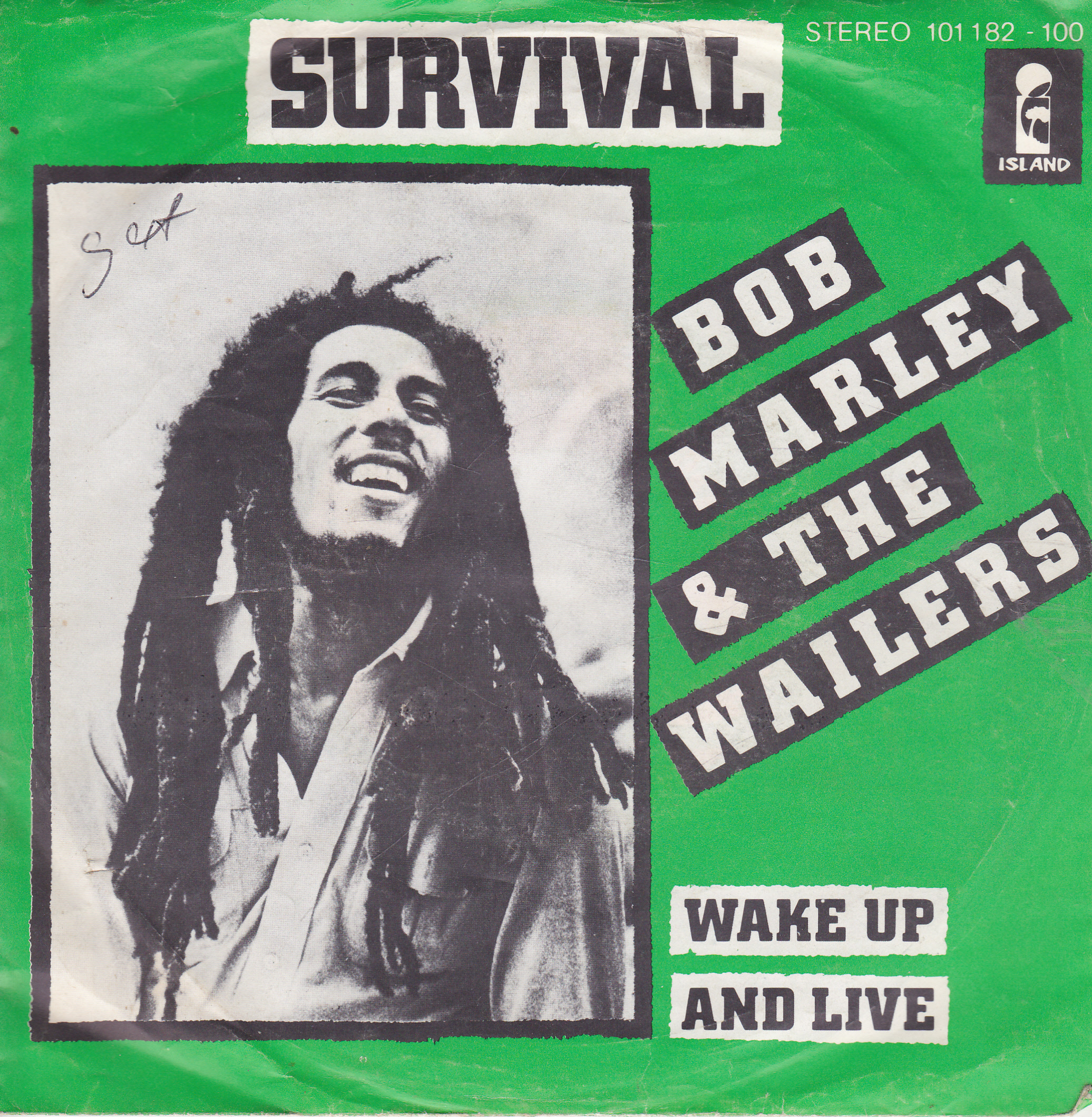 Bob Marley & the Wailers – Survival album art - Fonts In Use