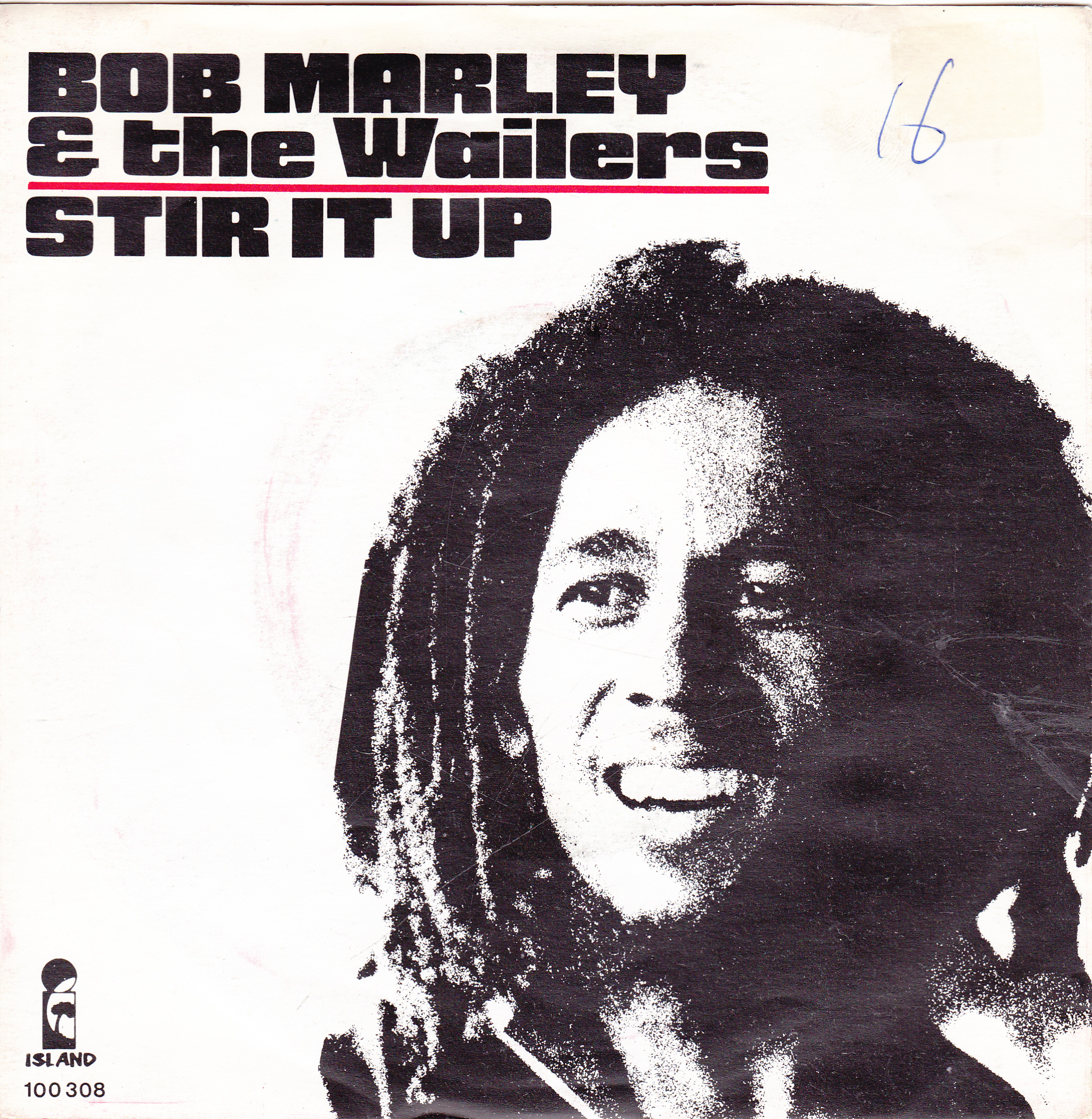 Bob Marley & the Wailers – “Stir It Up” Dutch single cover - Fonts