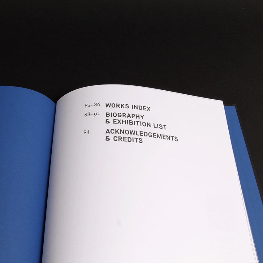 KAWS: Blackout exhibition catalogue - Fonts In Use