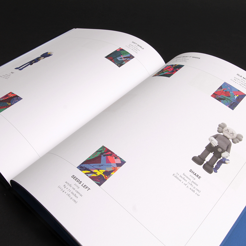 KAWS: Blackout exhibition catalogue - Fonts In Use