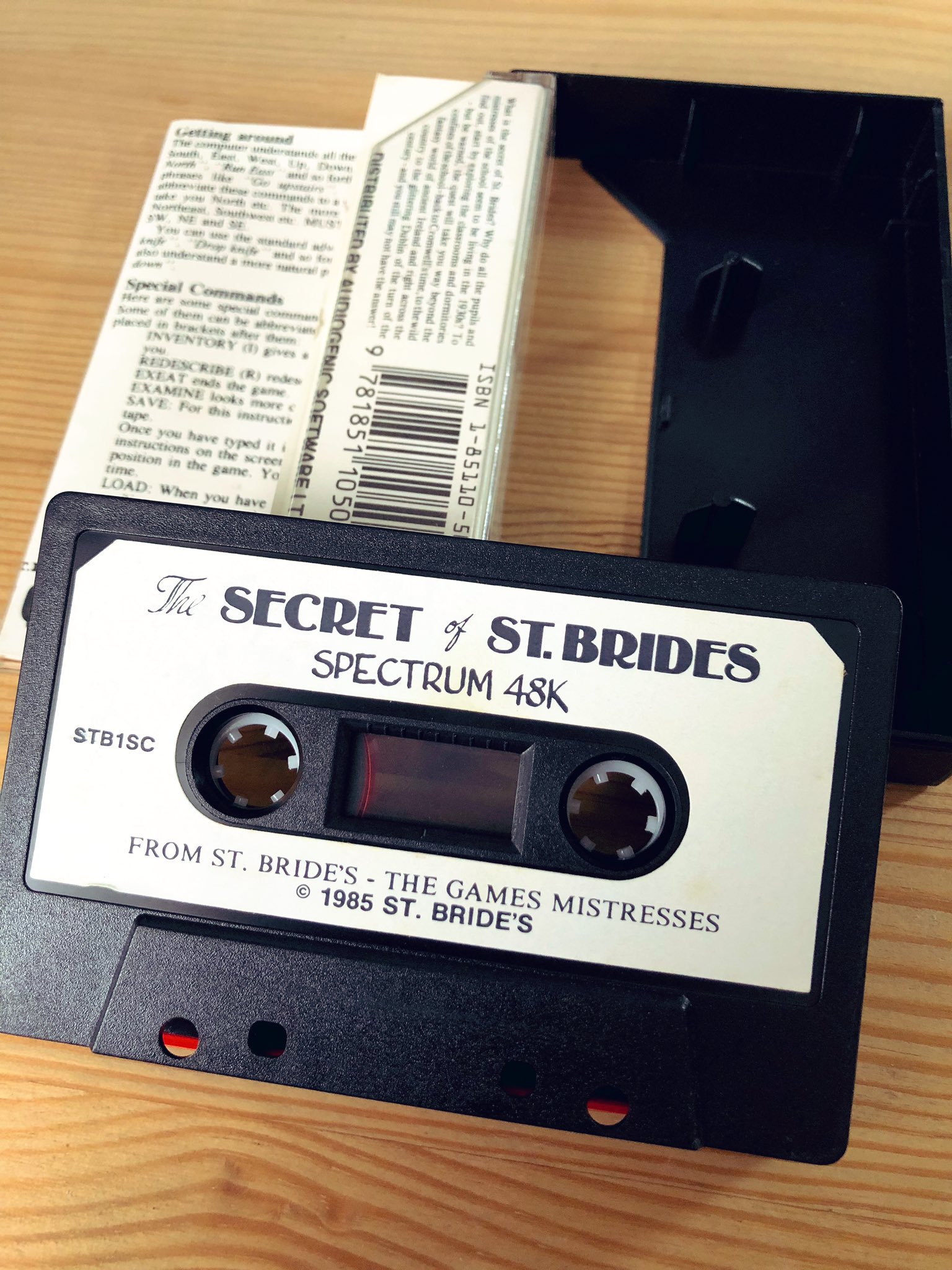 The Secret of St. Brides text adventure game by The Games