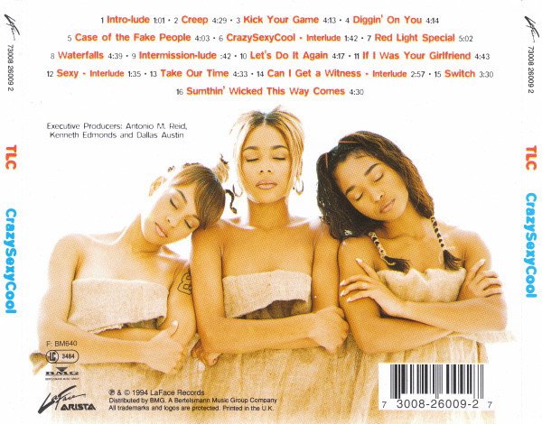 TLC – CrazySexyCool album art - Fonts In Use