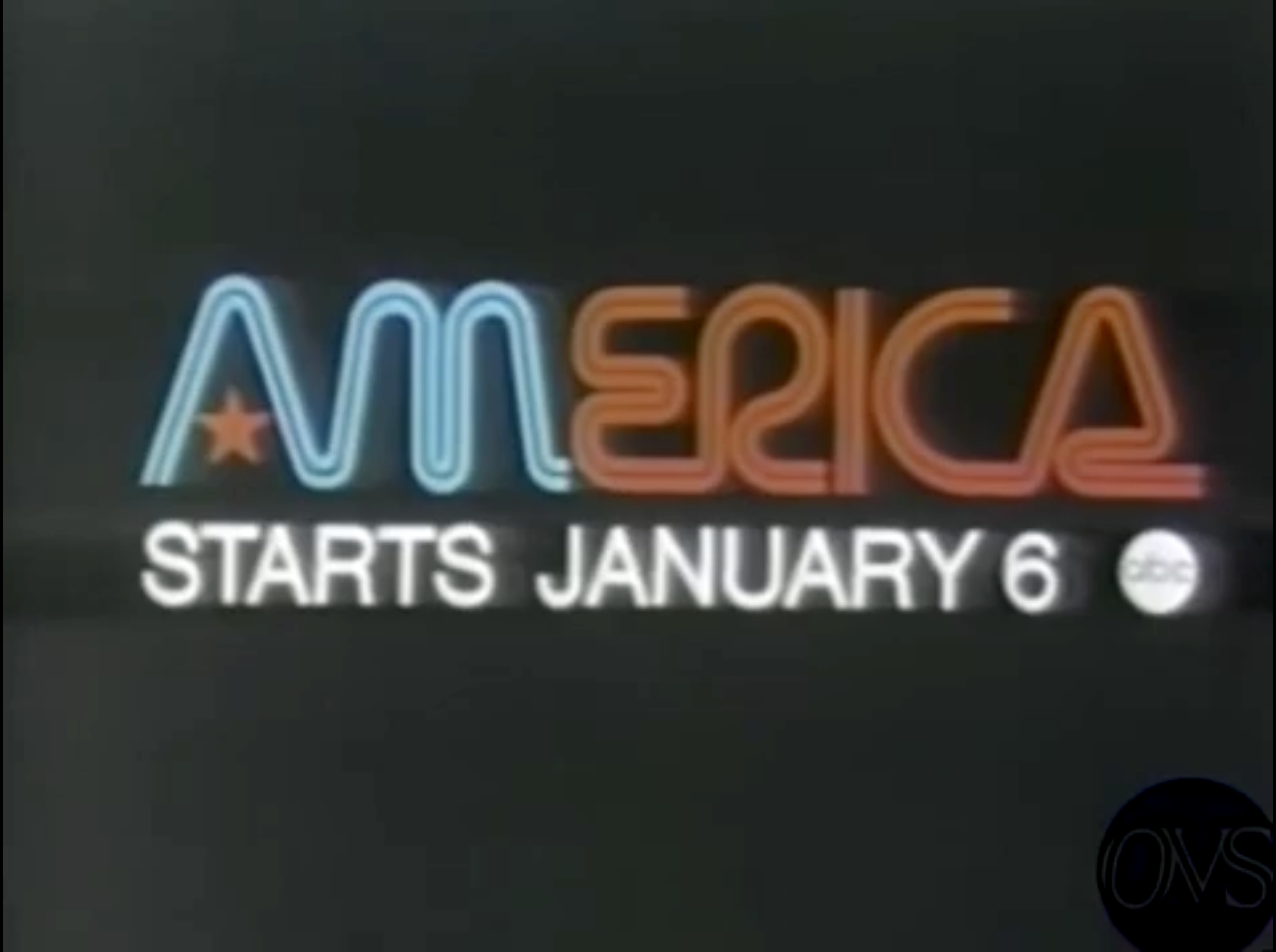 ABC AM America promo - Fonts In Use