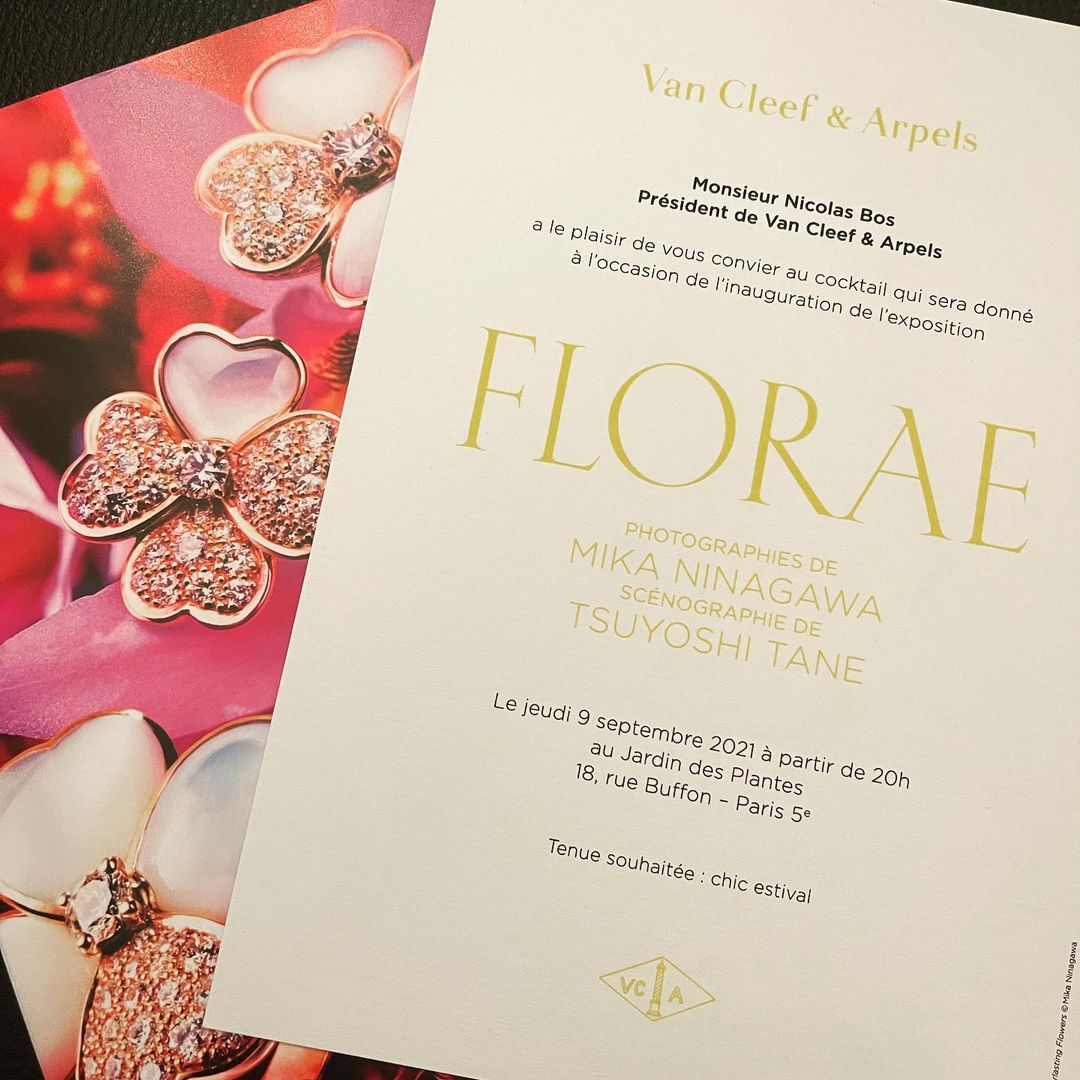 Florae, Van Cleef & Arpels - Fonts In Use