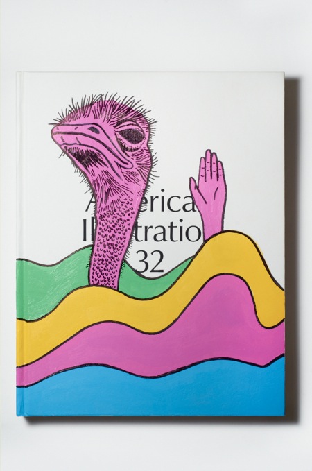 American Illustration 32 annual book cover - Fonts In Use