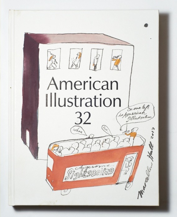 American Illustration 32 annual book cover - Fonts In Use