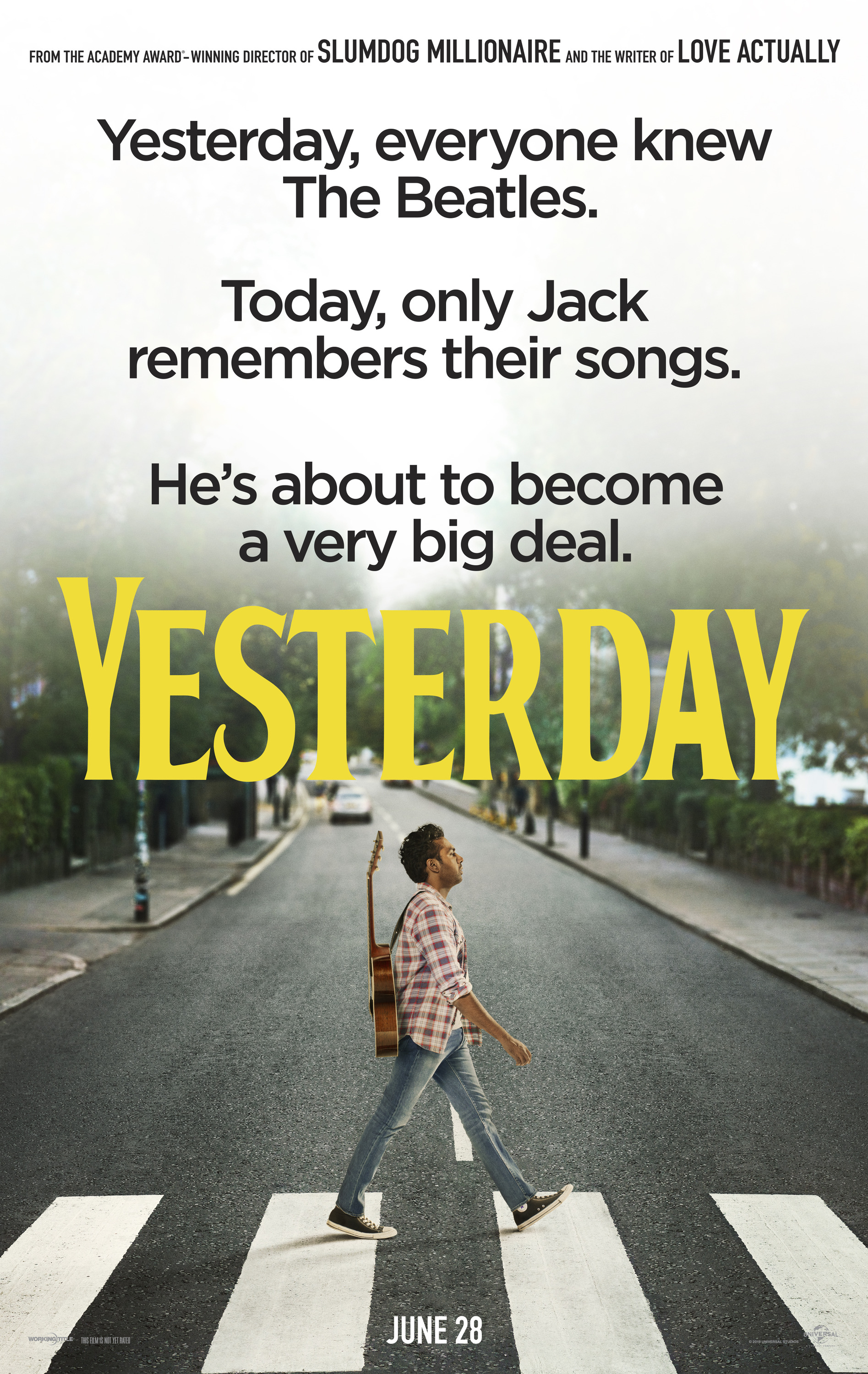 Yesterday (2019) movie posters - Fonts In Use