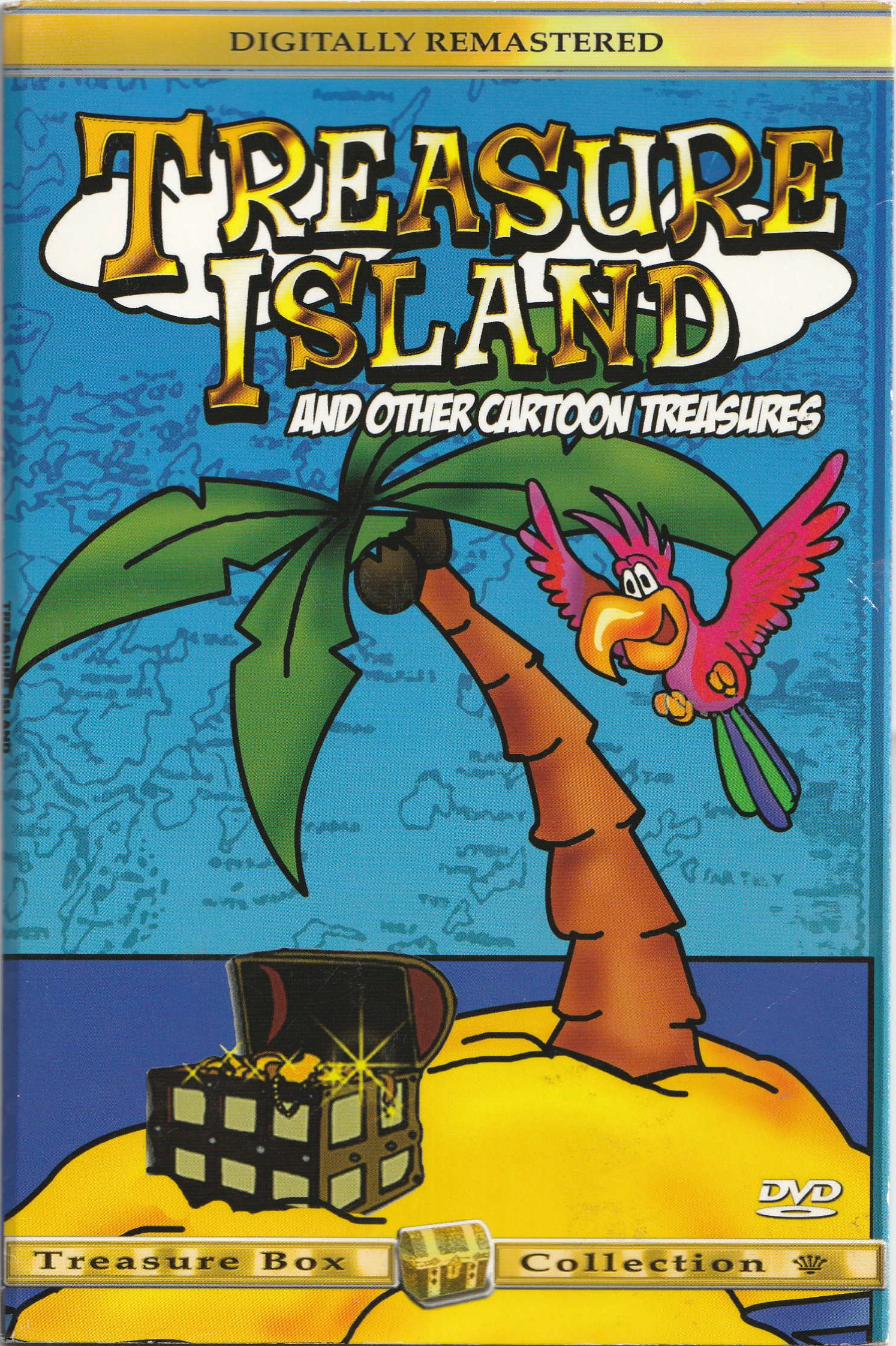 Treasure Island and Other Cartoon Treasures DVD cover - Fonts In Use