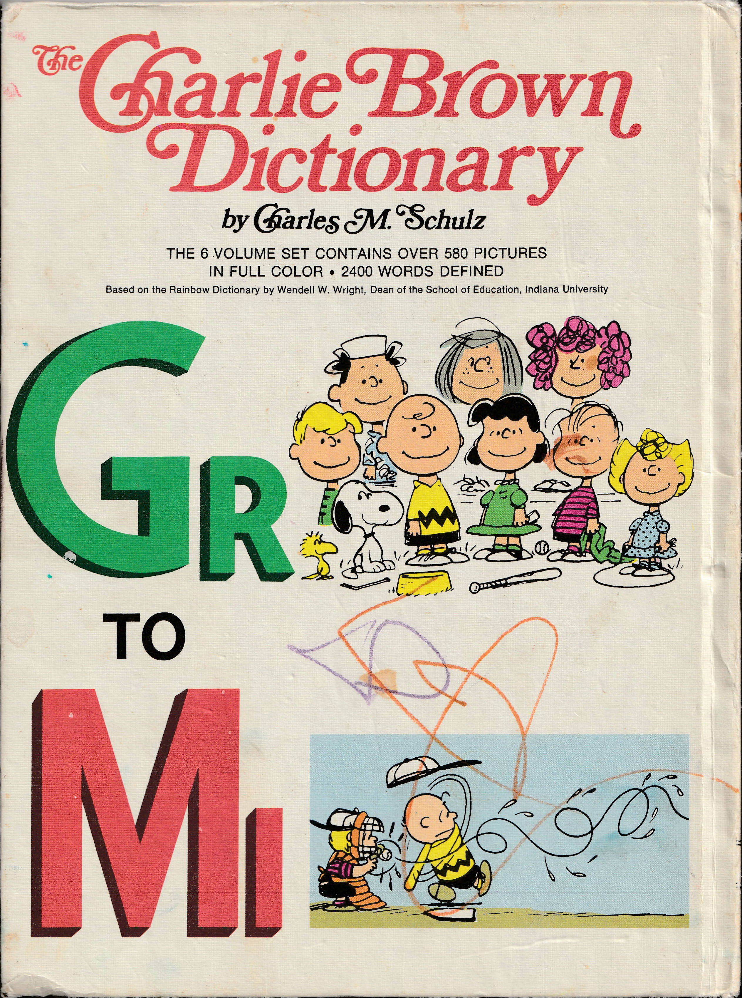 The Charlie Brown Dictionary by Charles M. Schulz - Fonts In Use