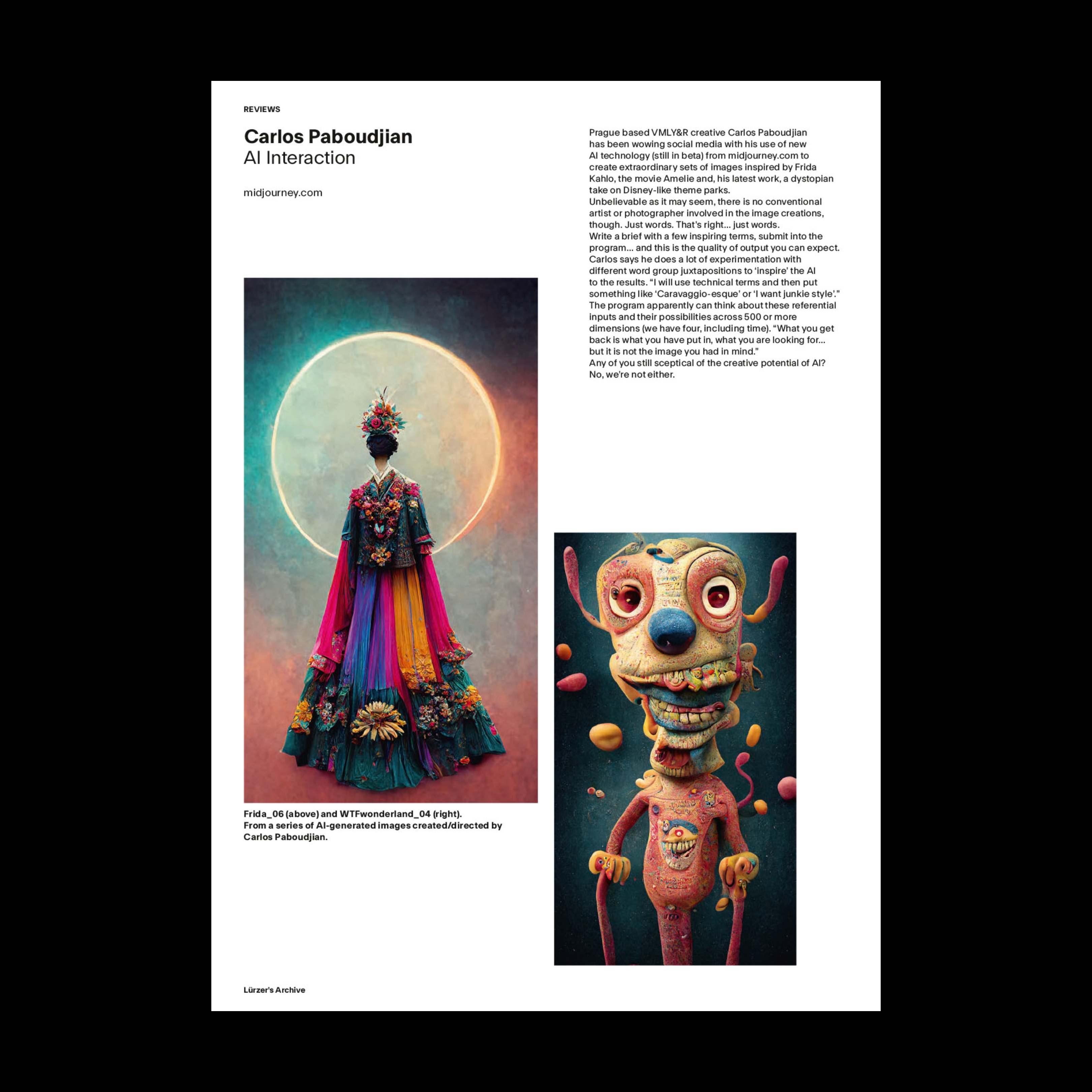 Lürzer's Archive, issue 2, 2022 - Fonts In Use