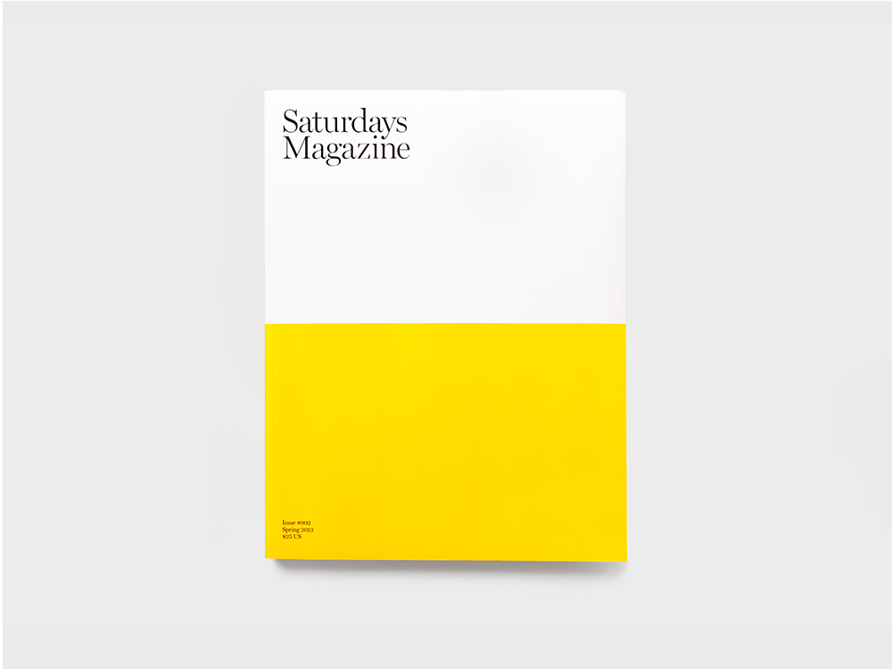 Saturdays magazine - Fonts In Use