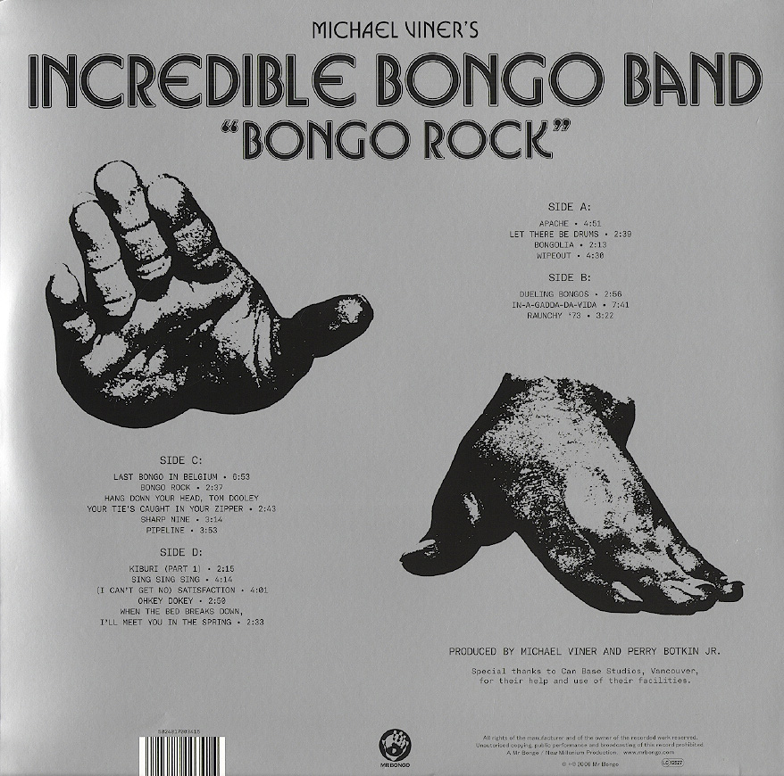 Michael Viner's Incredible Bongo Band – Bongo Rock album art