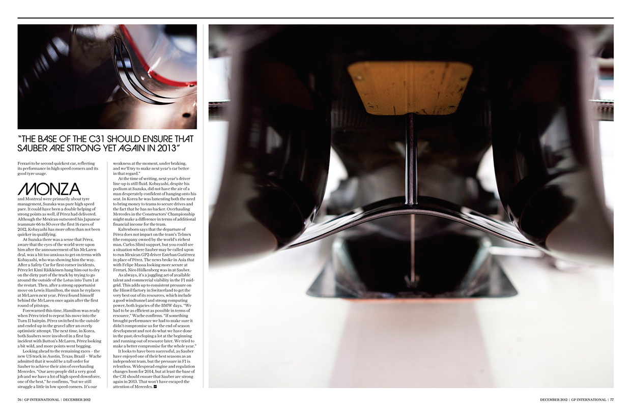 GP International magazine - Fonts In Use