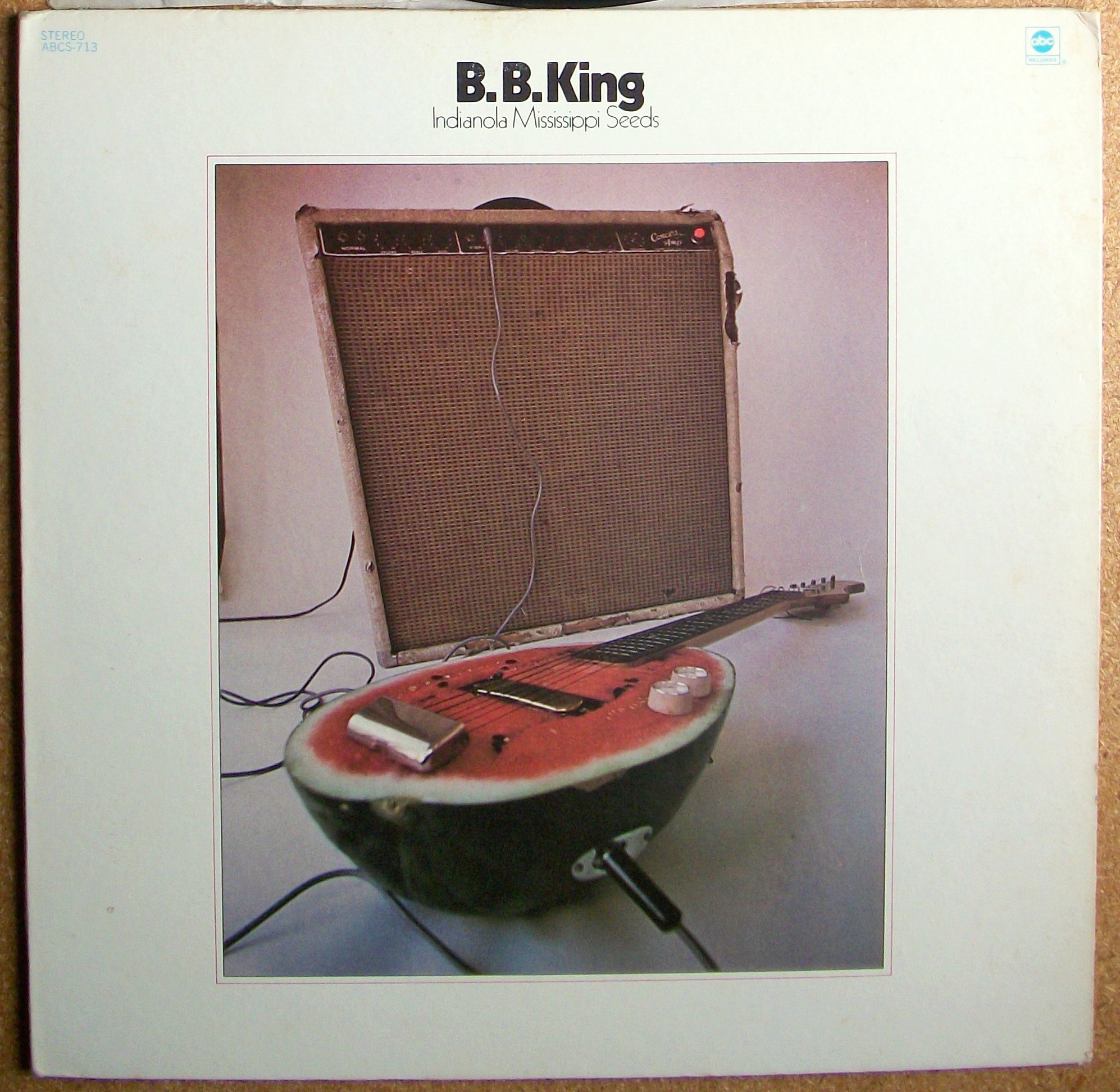 B.B. King – Indianola Mississippi Seeds album cover - Fonts In Use