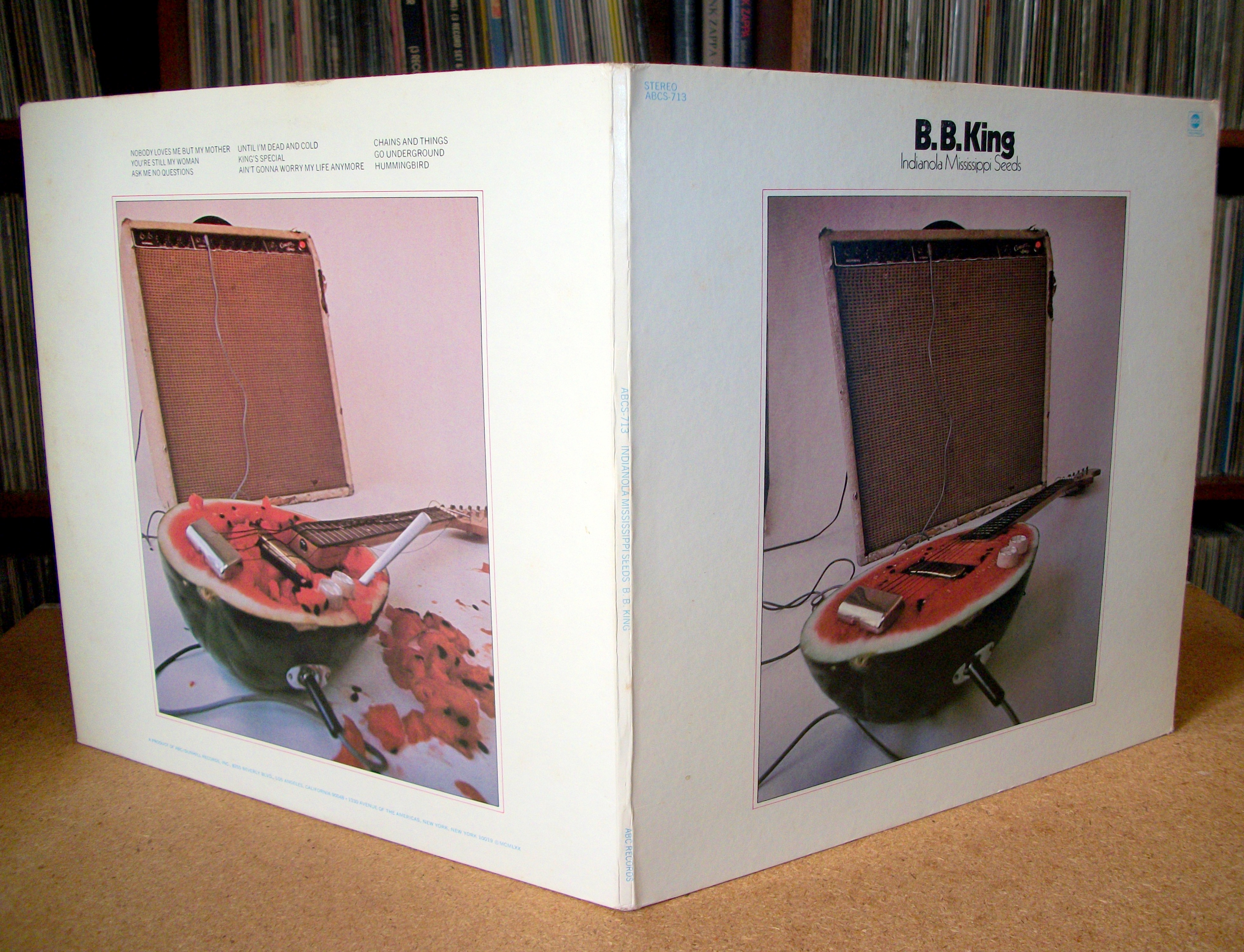 B.B. King – Indianola Mississippi Seeds album cover - Fonts In Use