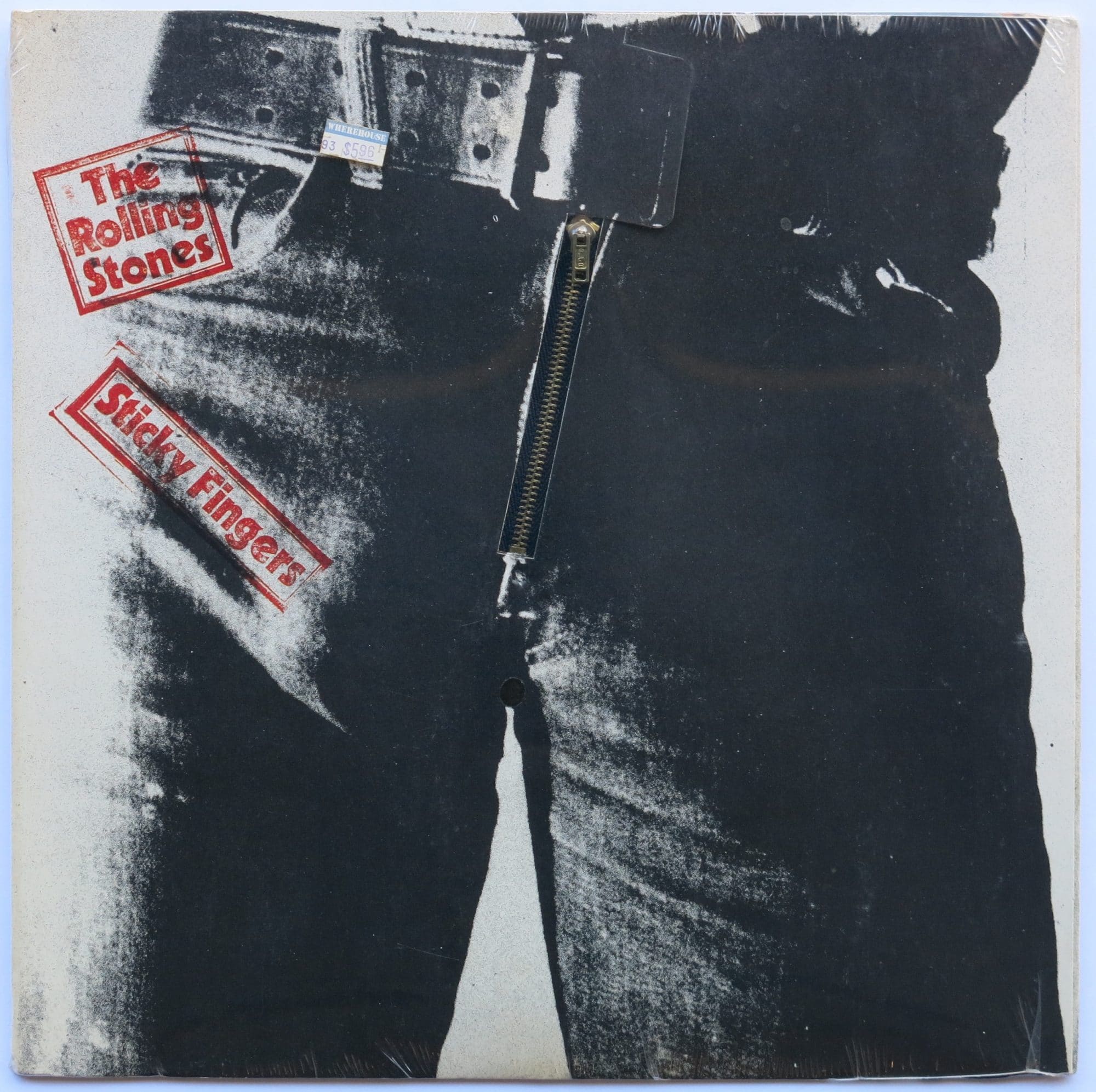 The Rolling Stones – Sticky Fingers album art - Fonts In Use