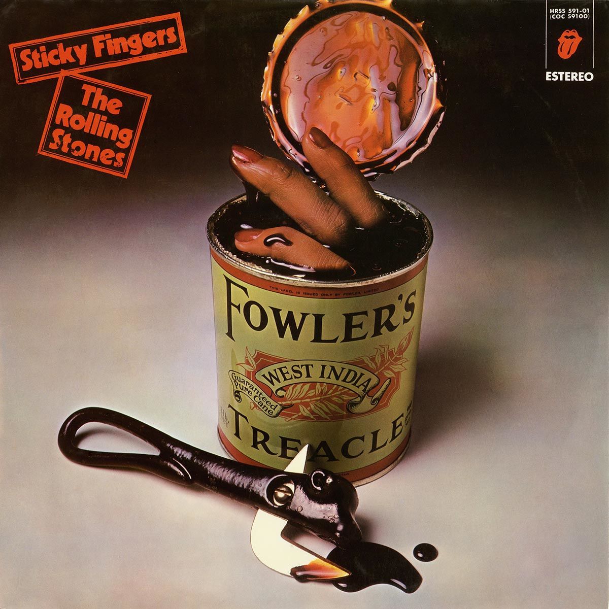 The Rolling Stones – Sticky Fingers album art - Fonts In Use