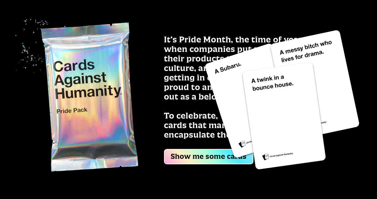 holographic cards against humanity Amazon.com: More Cards Against Humanity • 600-card Essential Expansion •  Includes The Best Cards from The Red, Blue, & Green Boxes : Toys & Games main image 1