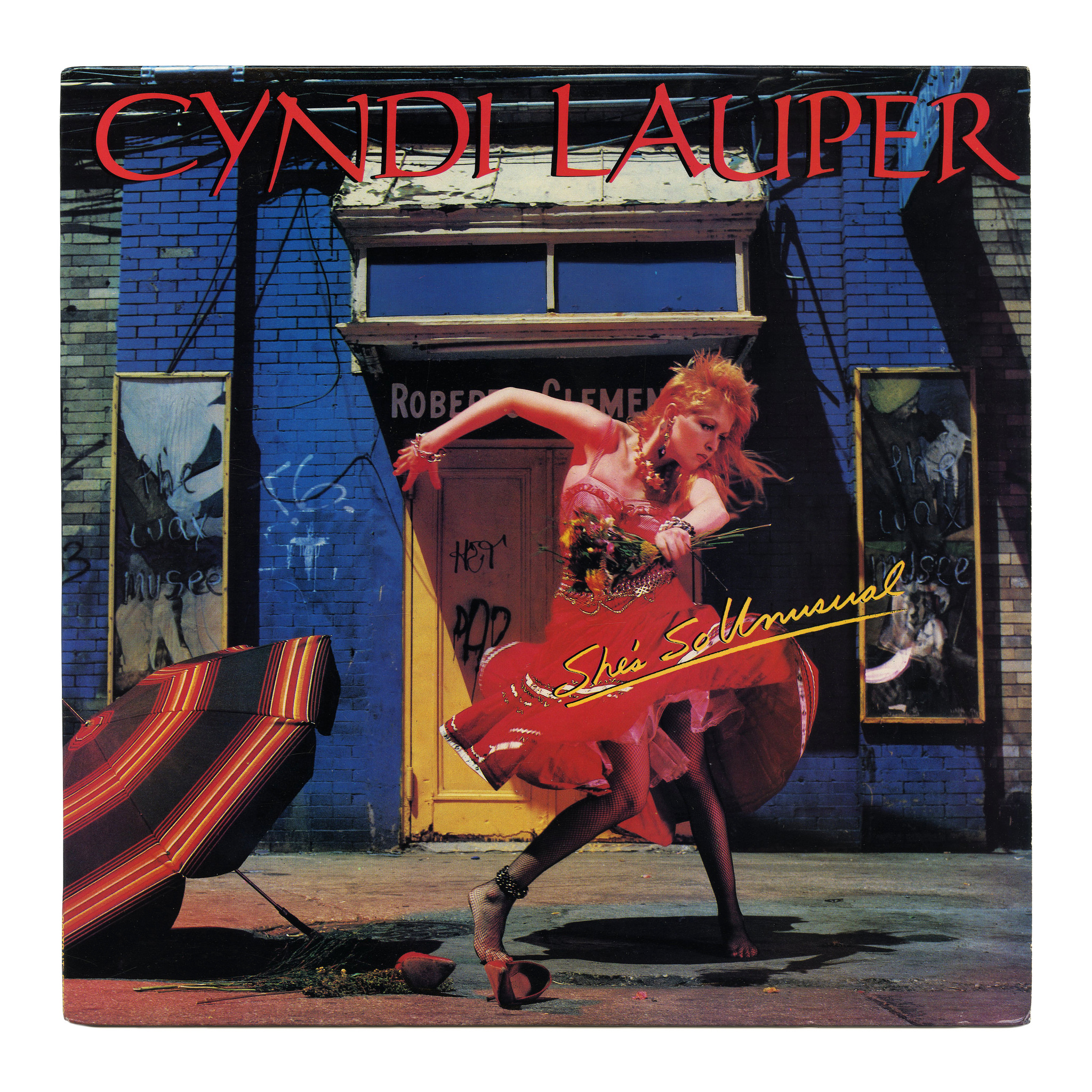 Cyndi Lauper – She's So Unusual album art - Fonts In Use