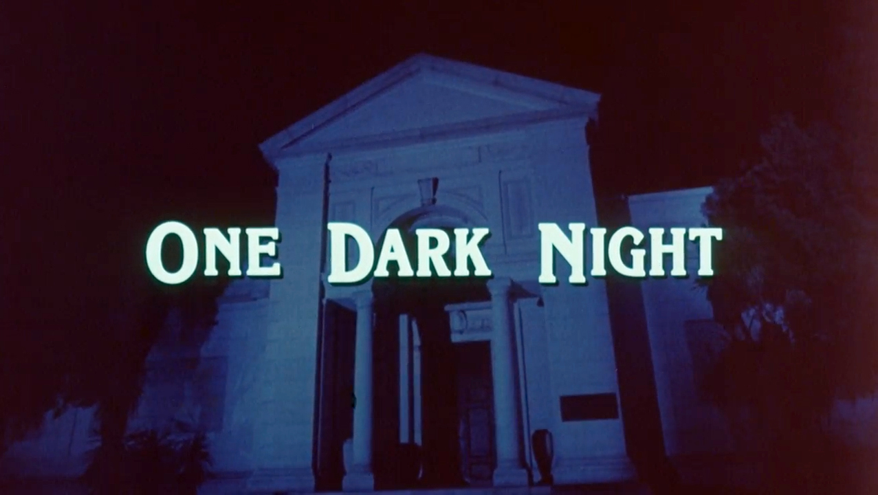 One Dark Night (1982) - Fonts In Use
