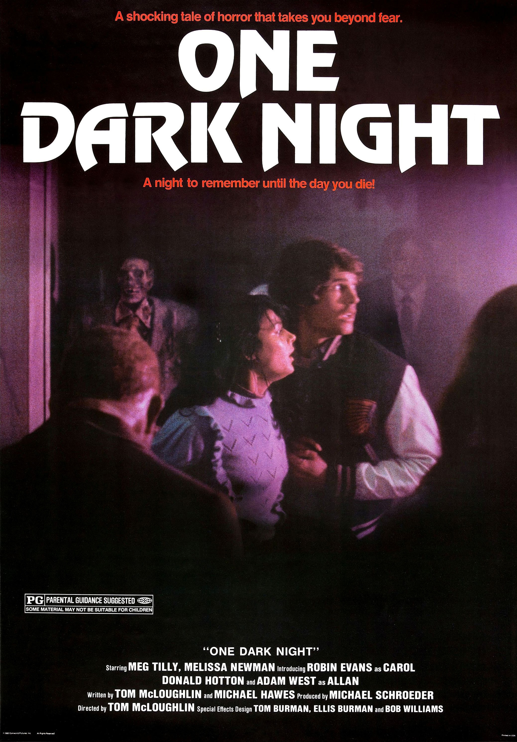One Dark Night (1982) - Fonts In Use