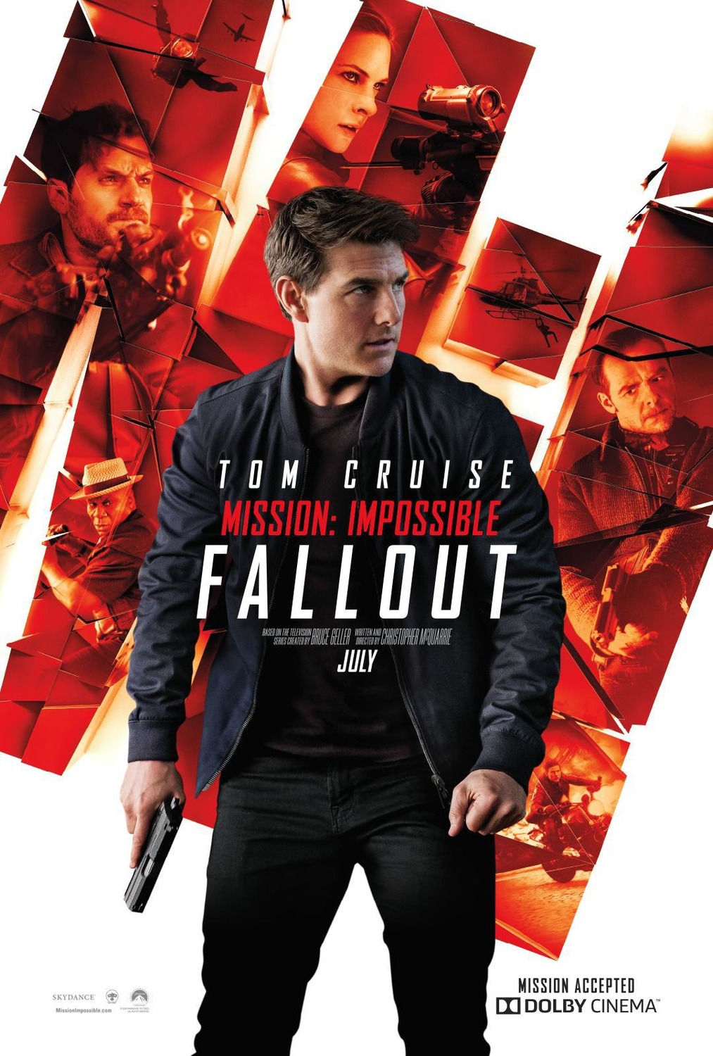 Mission: Impossible – Fallout (2018) movie posters - Fonts In Use, image size:1013x1500