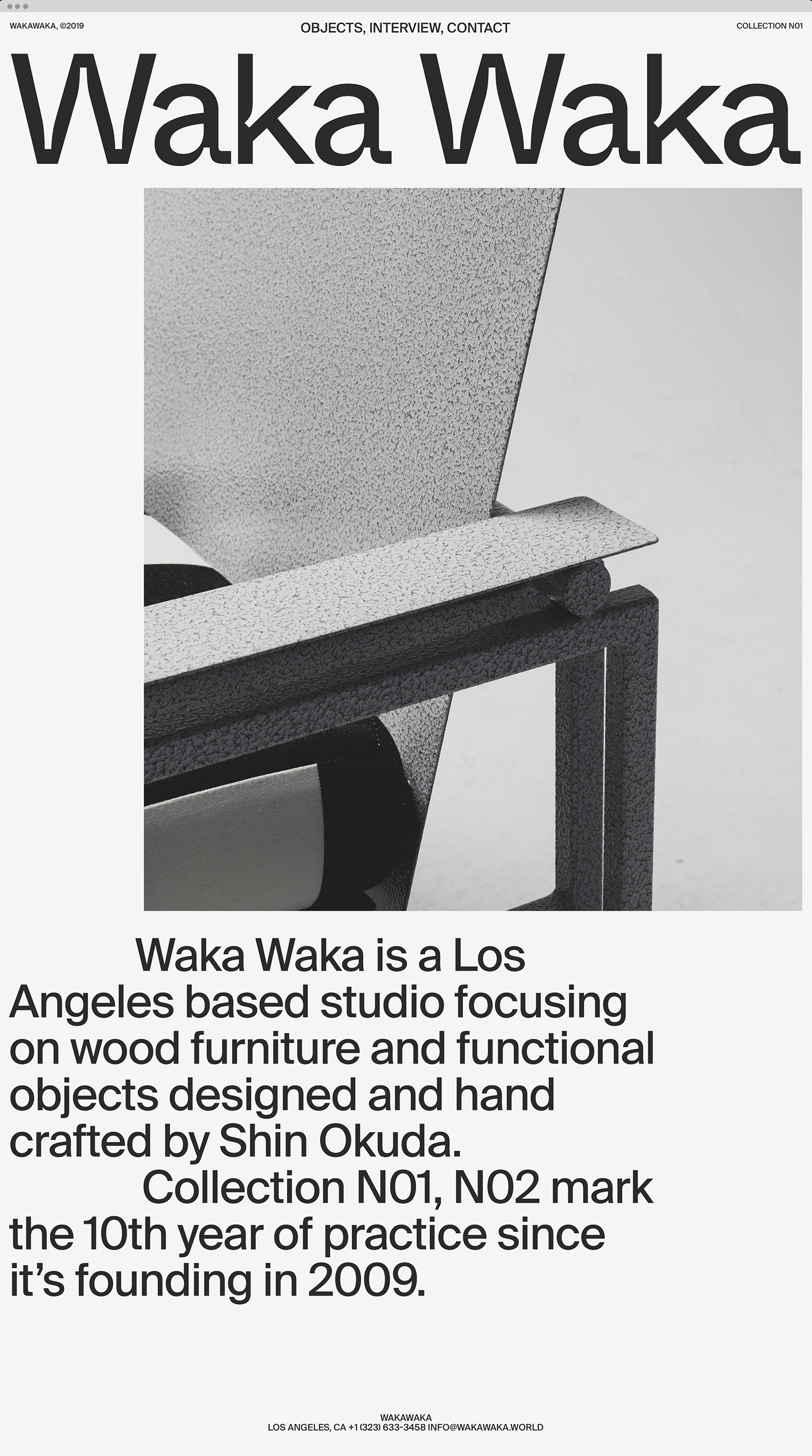 Waka Waka, Collection N01 - Fonts In Use