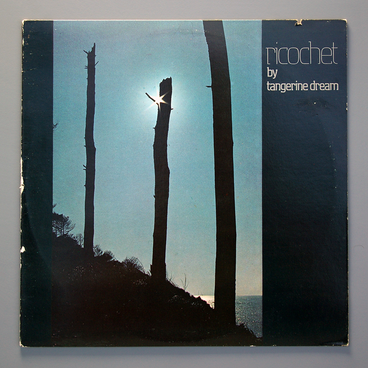 Tangerine Dream – Ricochet album art and promo poster - Fonts In Use