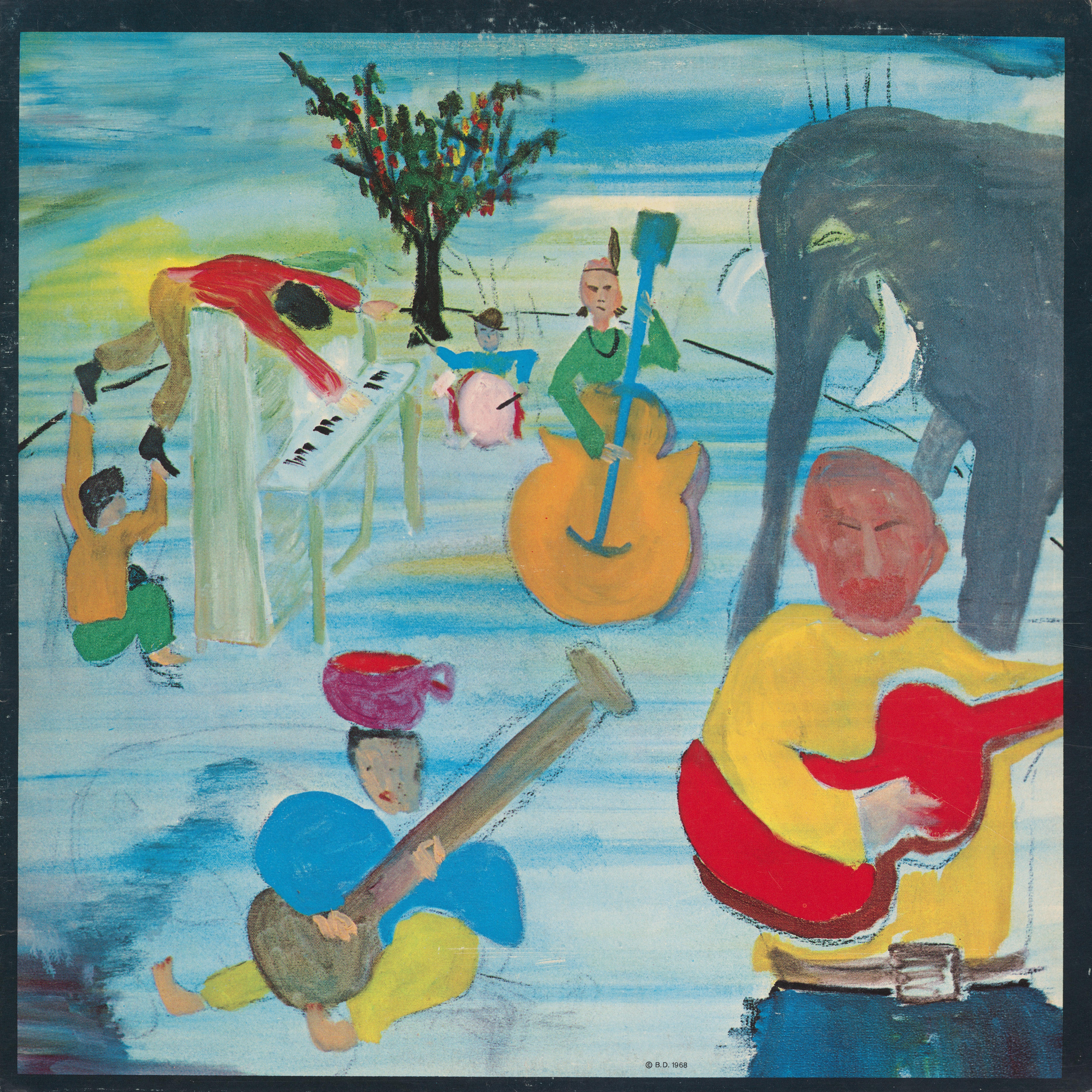 The Band – Music from Big Pink album art - Fonts In Use