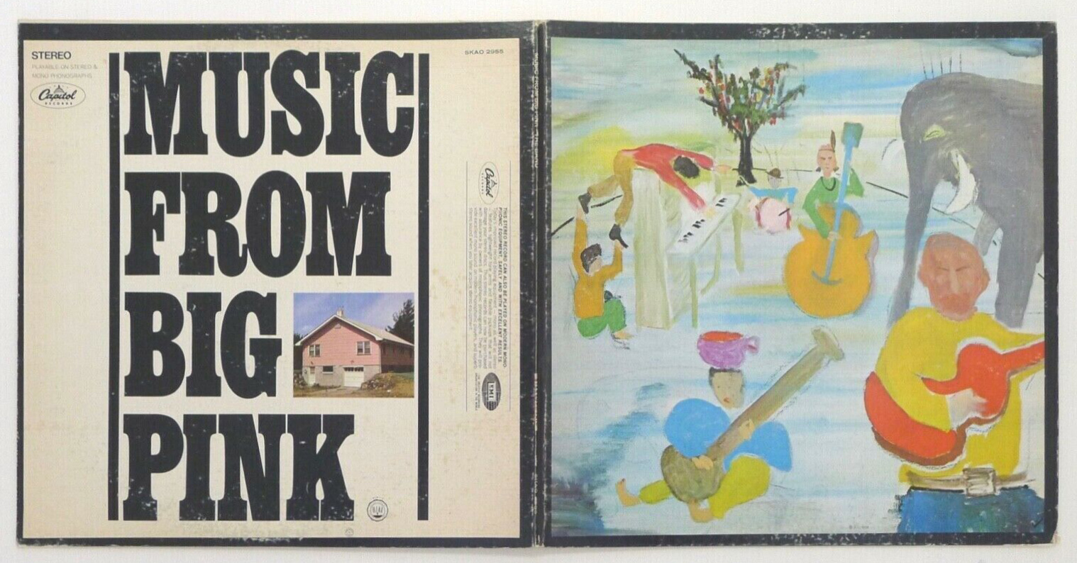 The Band – Music from Big Pink album art - Fonts In Use