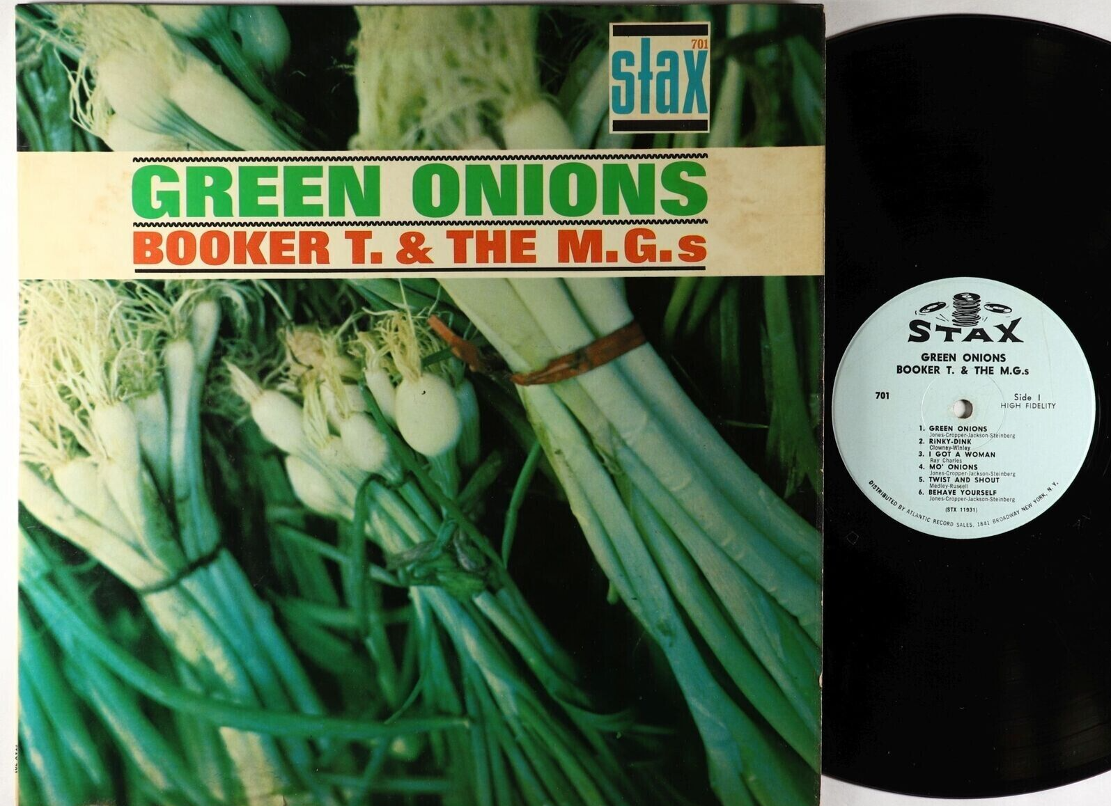 Booker T. & The M.G.s – Green Onions album art - Fonts In Use
