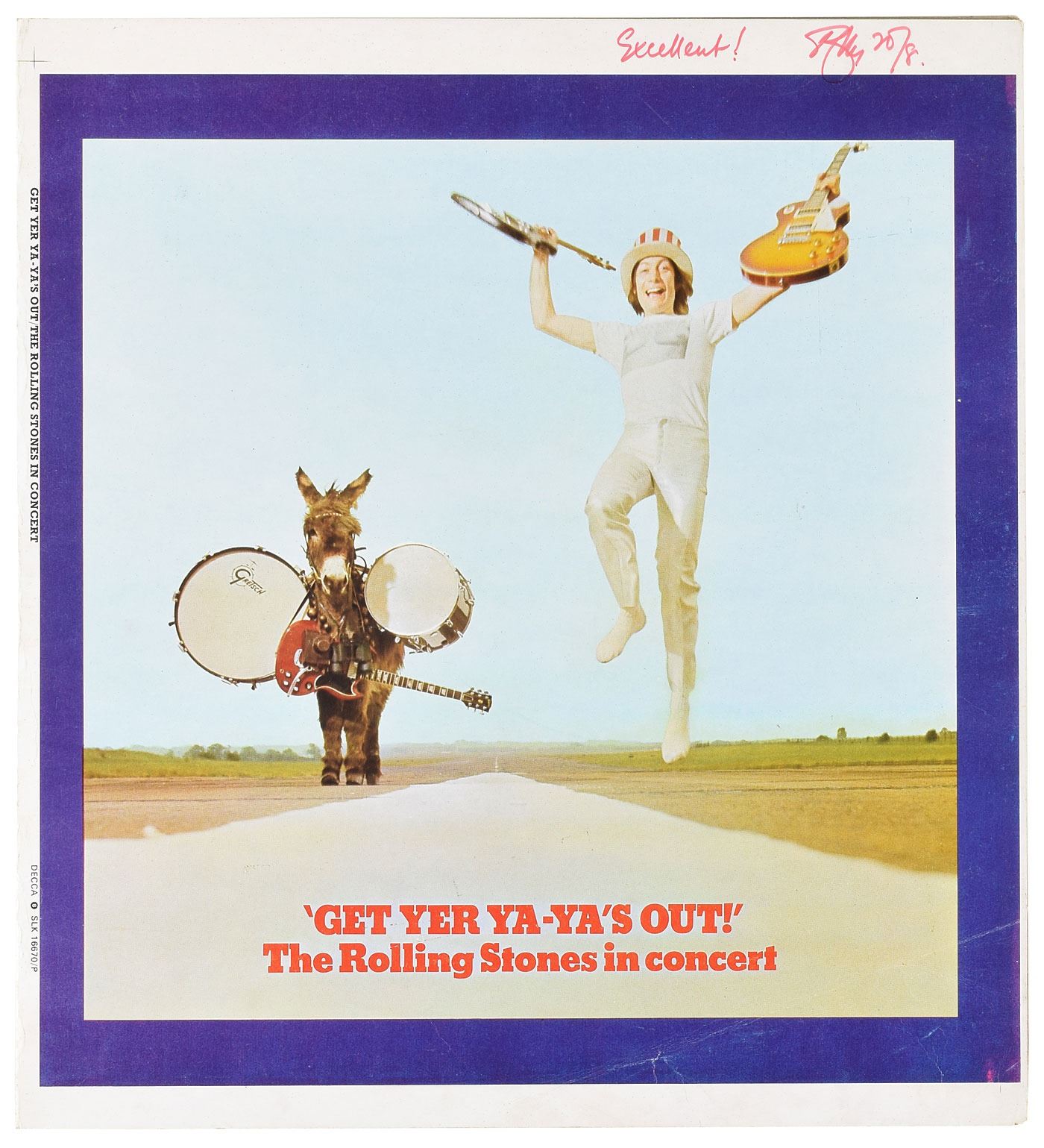 The Rolling Stones – Get Yer Ya-Ya's Out album art - Fonts In Use