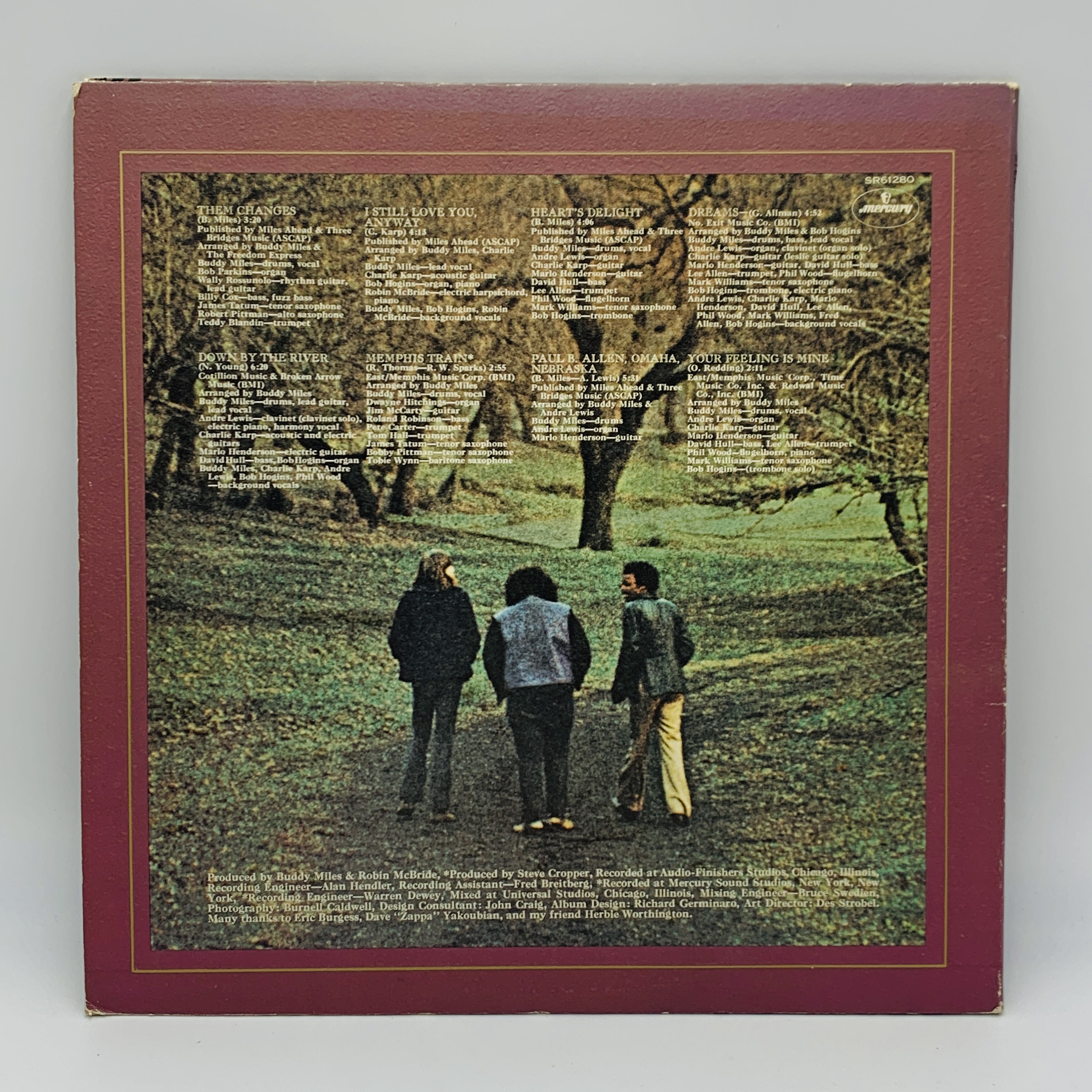 Buddy Miles – Them Changes album art - Fonts In Use, image size:3000x3000