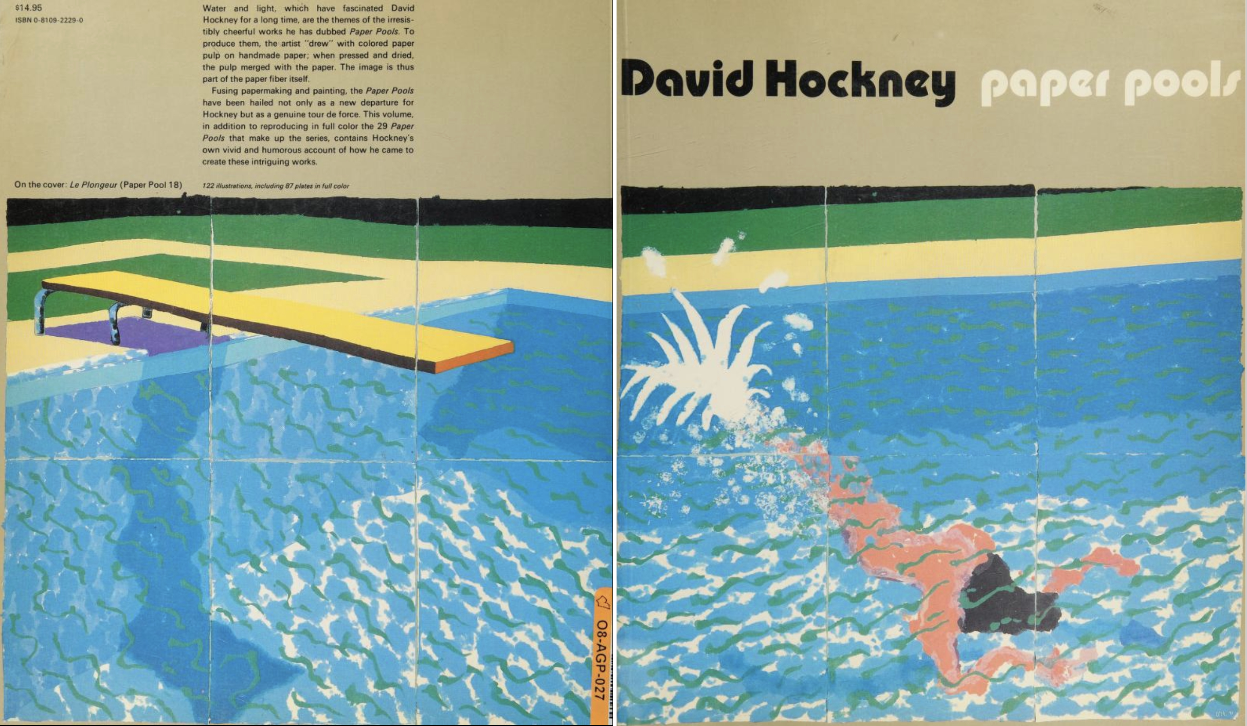 Paper Pools by David Hockney - Fonts In Use