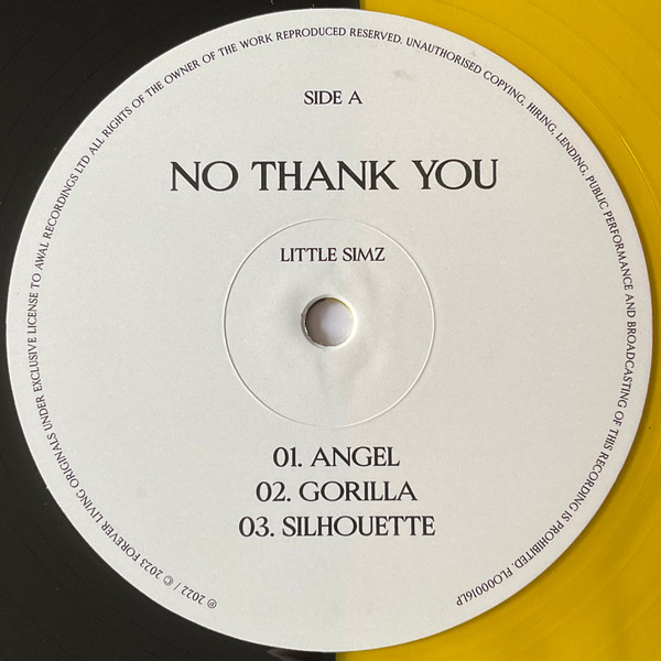 Little Simz NO THANK YOUレコード サイン入り Little Simz - No Thank You - Exclusive Limited Edition Red Colored