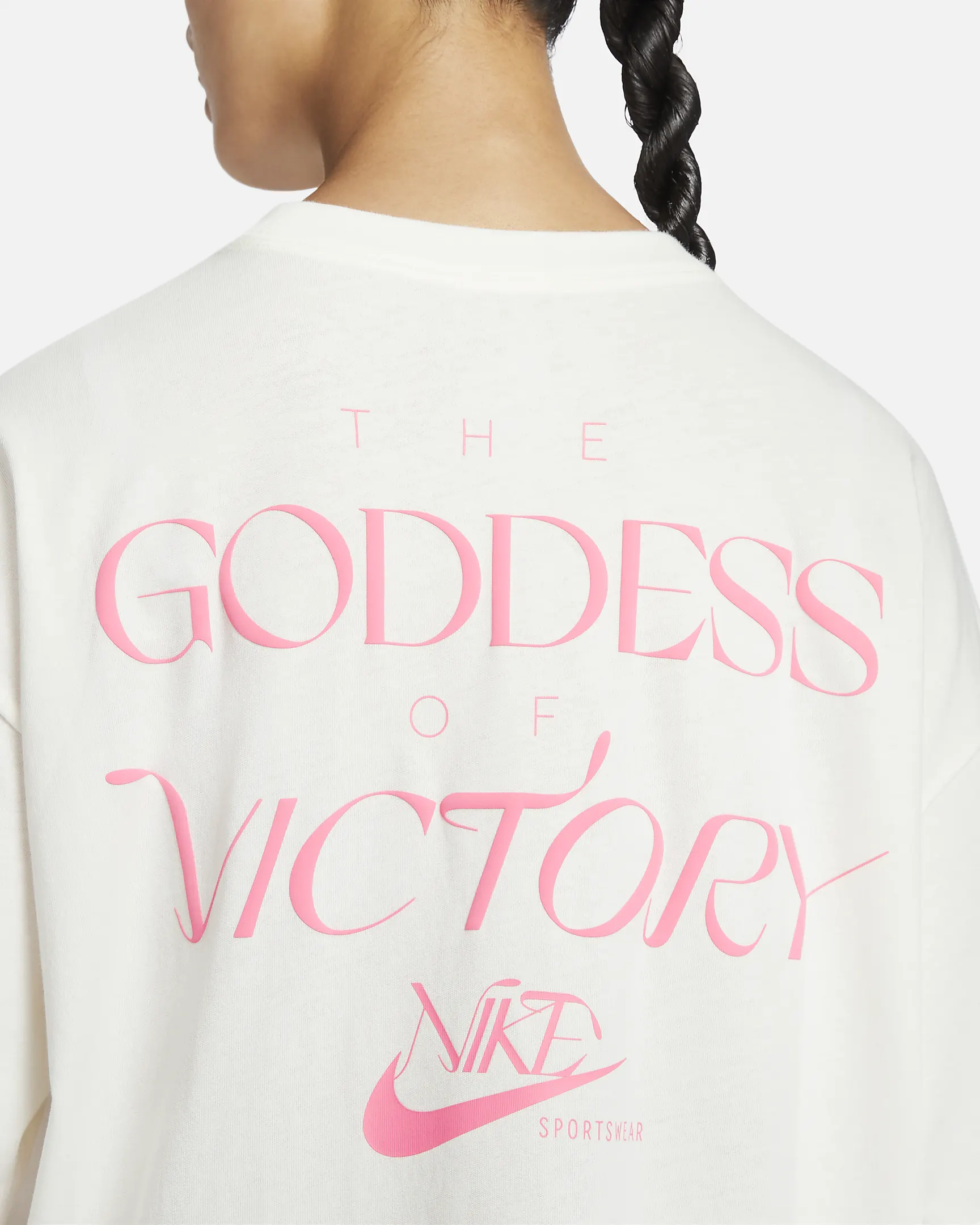 Nike “The Goddess of Victory” T-shirt - Fonts In Use