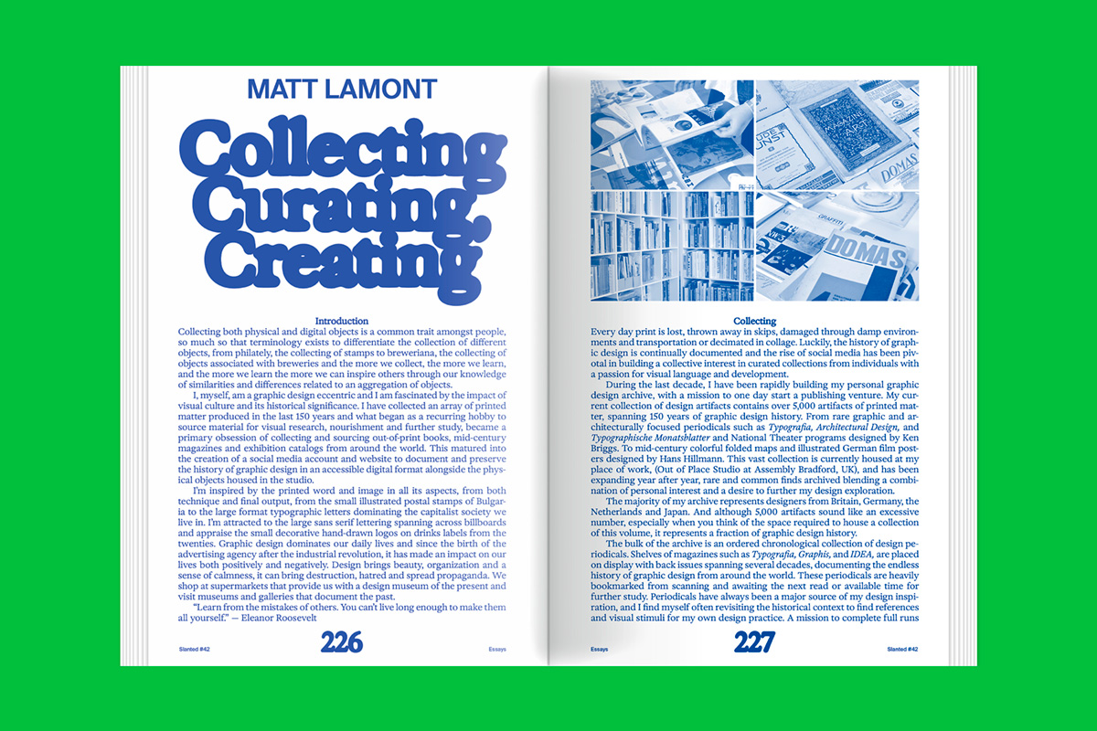 【未開封】Slanted Magazine 3冊set (41,42,46) Slanted magazine #42, “Books” - Fonts In Use
