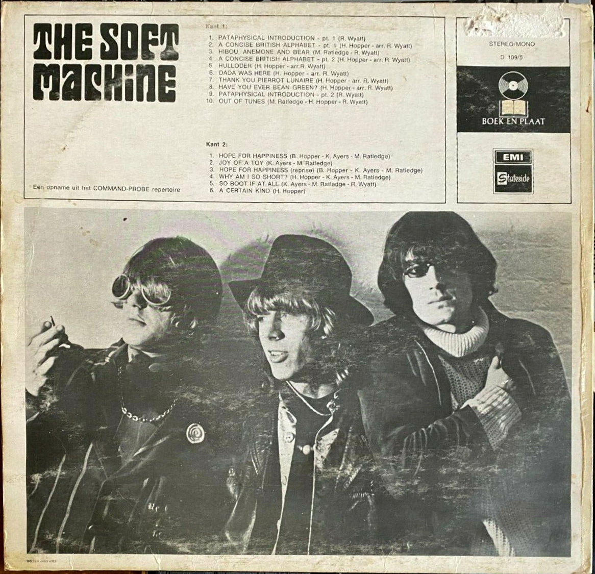 The Soft Machine – The Soft Machine (Stateside Records) album art