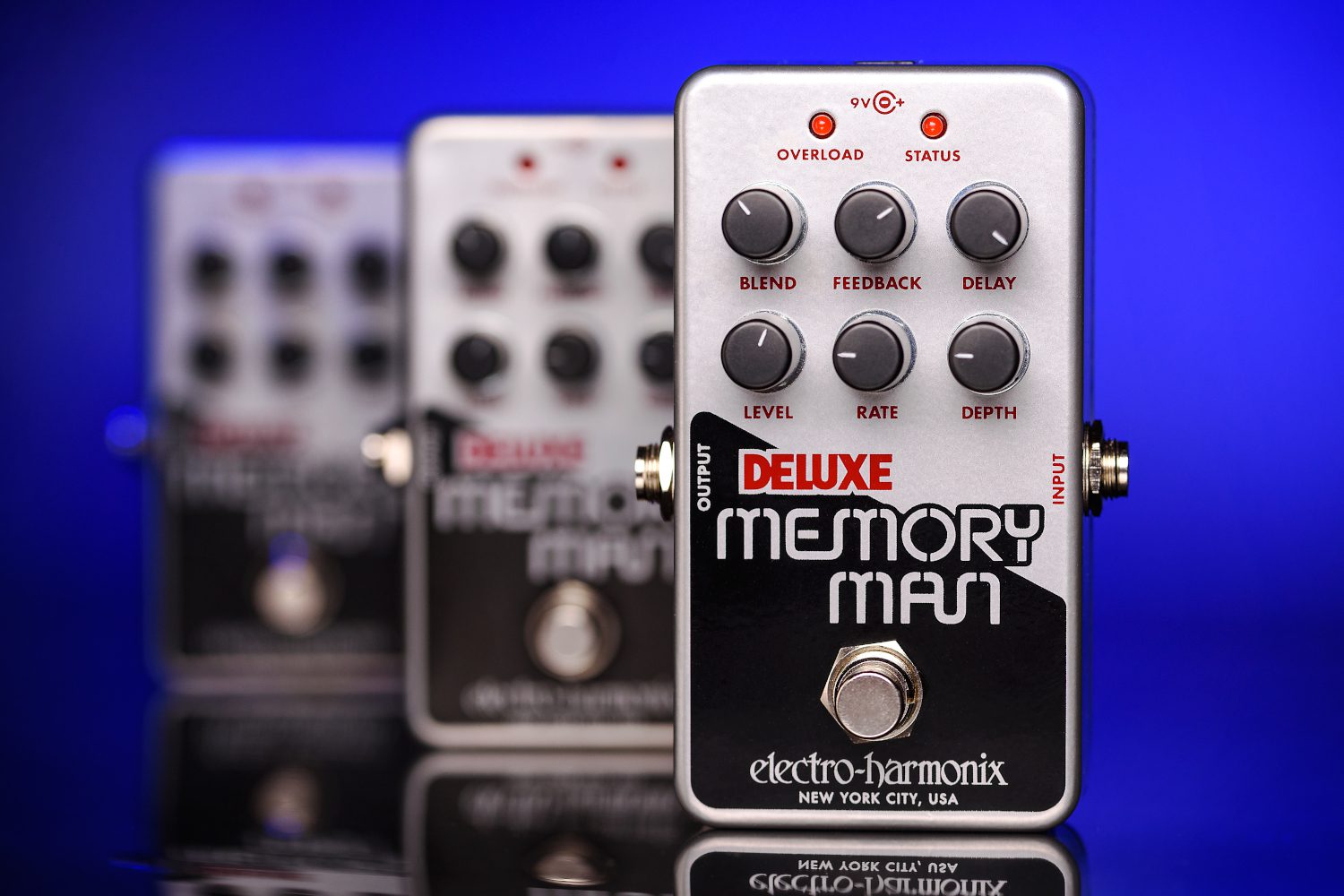Electro-Harmonix Deluxe Memory Man effects pedal - Fonts In Use