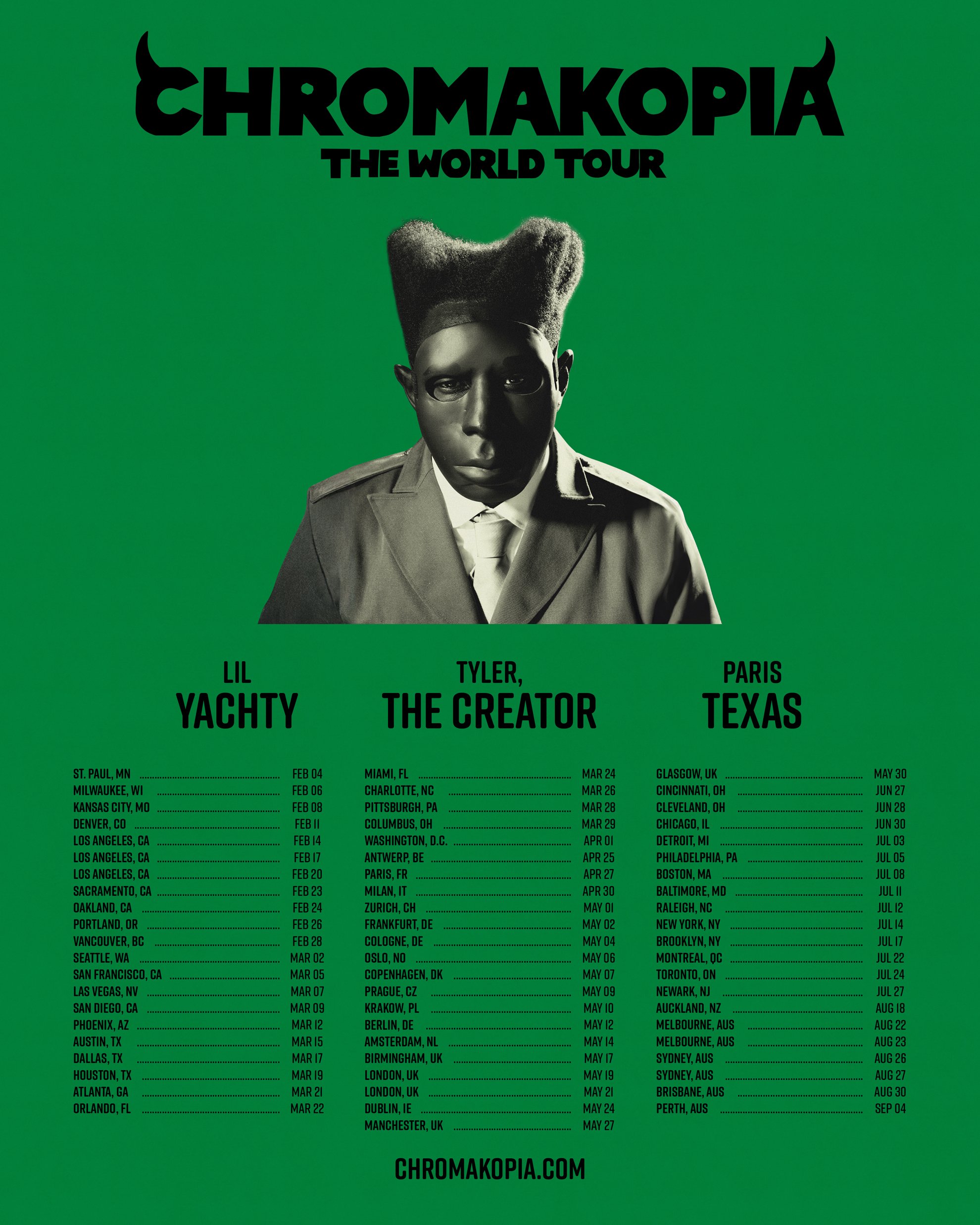 Tyler, the Creator – Chromakopia album art and campaign