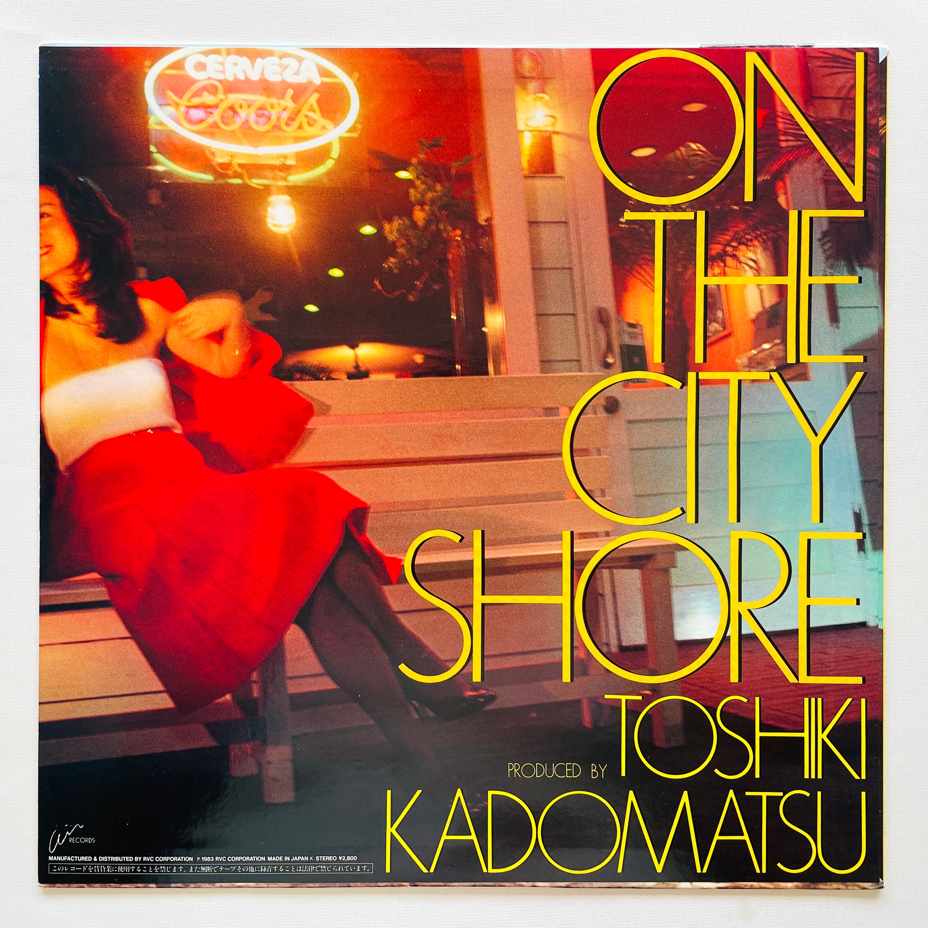 Toshiki Kadomatsu – On the City Shore album art - Fonts In Use