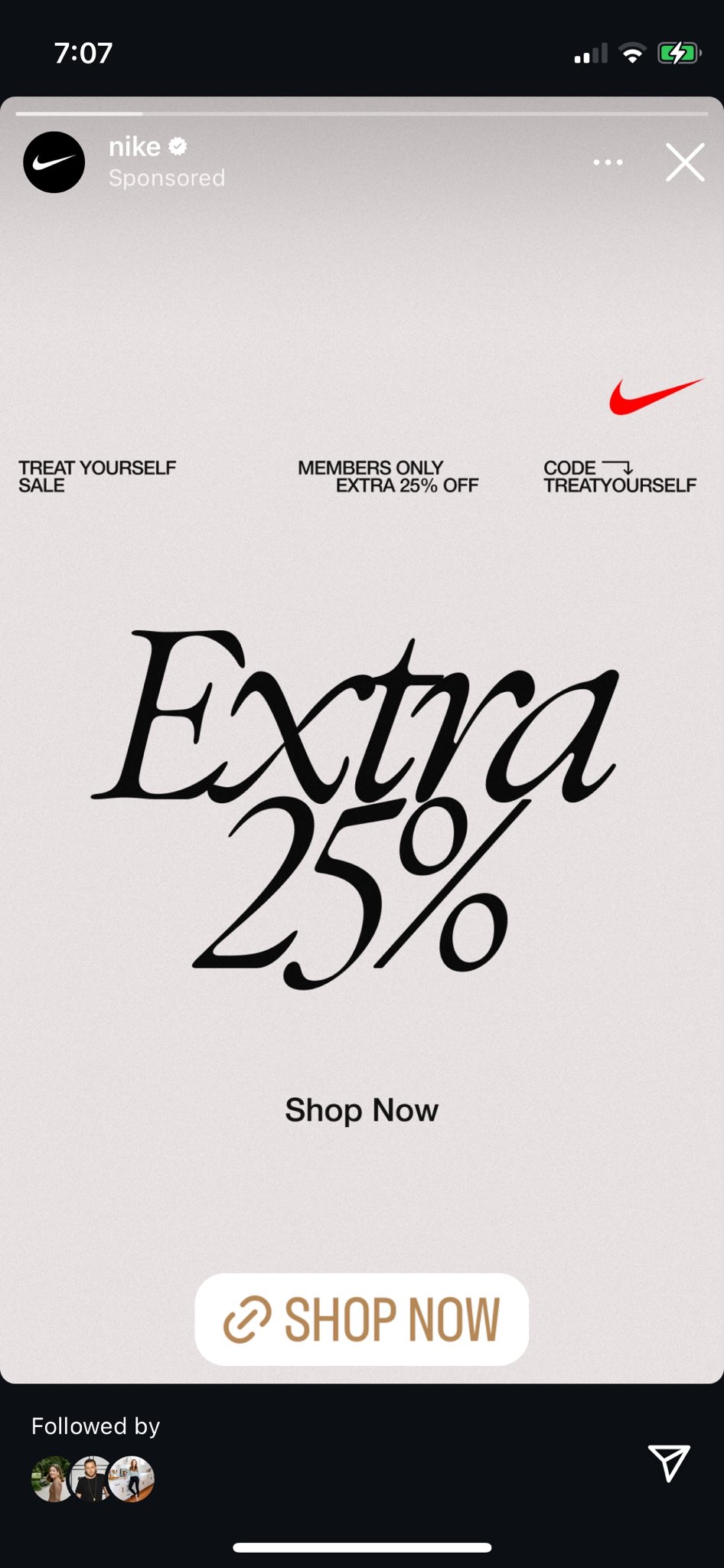 nike account for sale