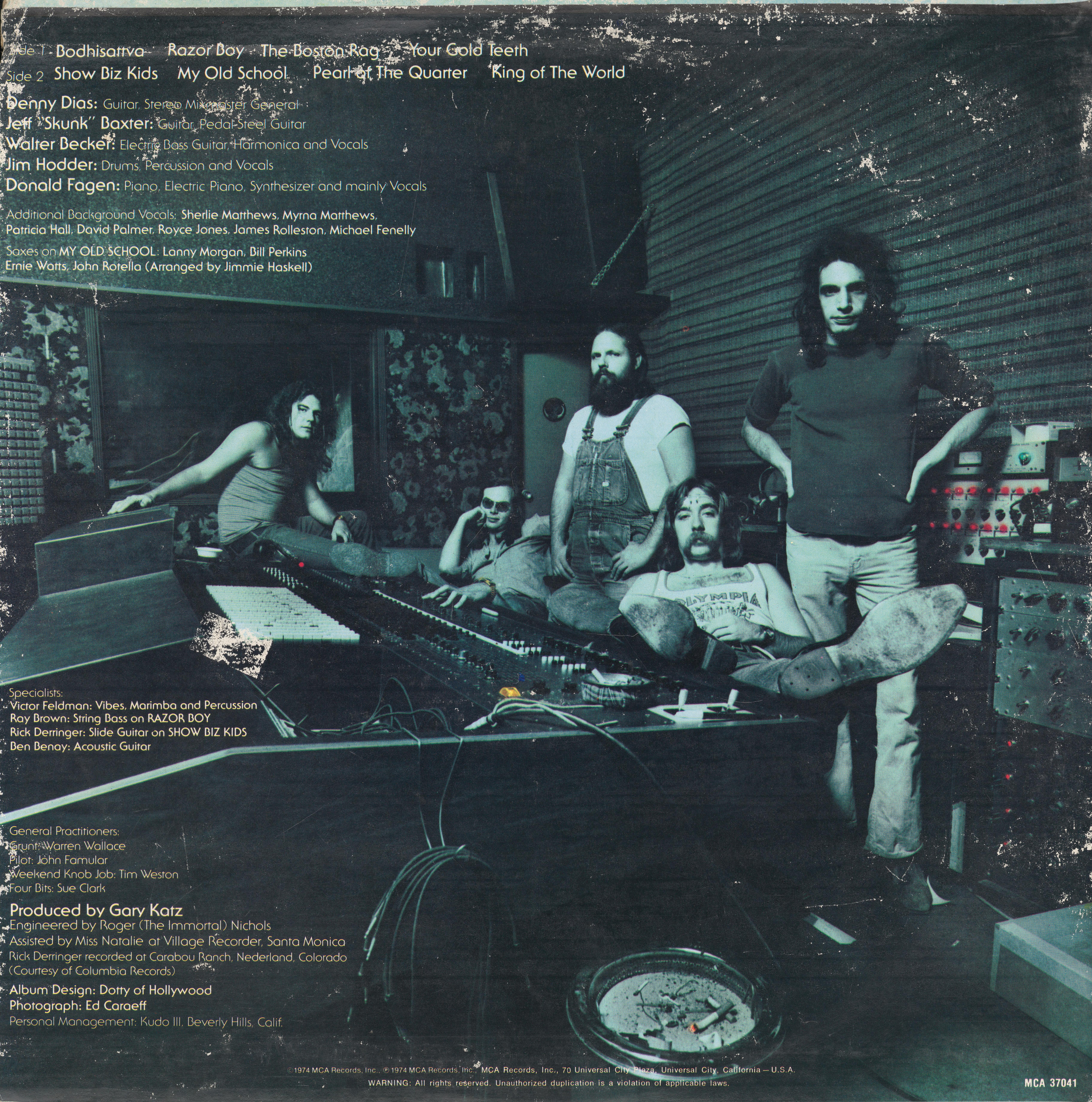 Steely Dan – Countdown to Ecstasy album art - Fonts In Use